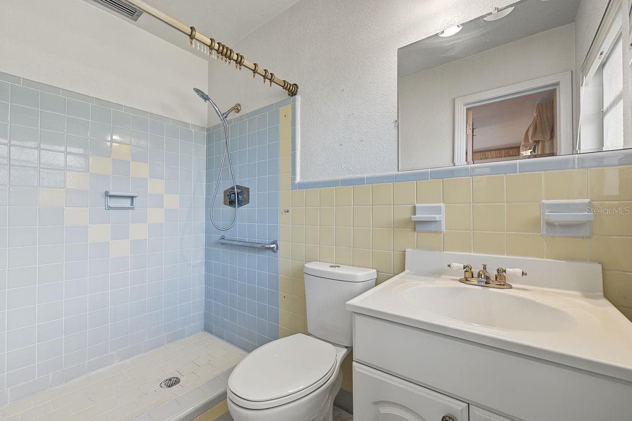 hallway bathroom - 211 DRUID HILLS RD, TEMPLE TERRACE