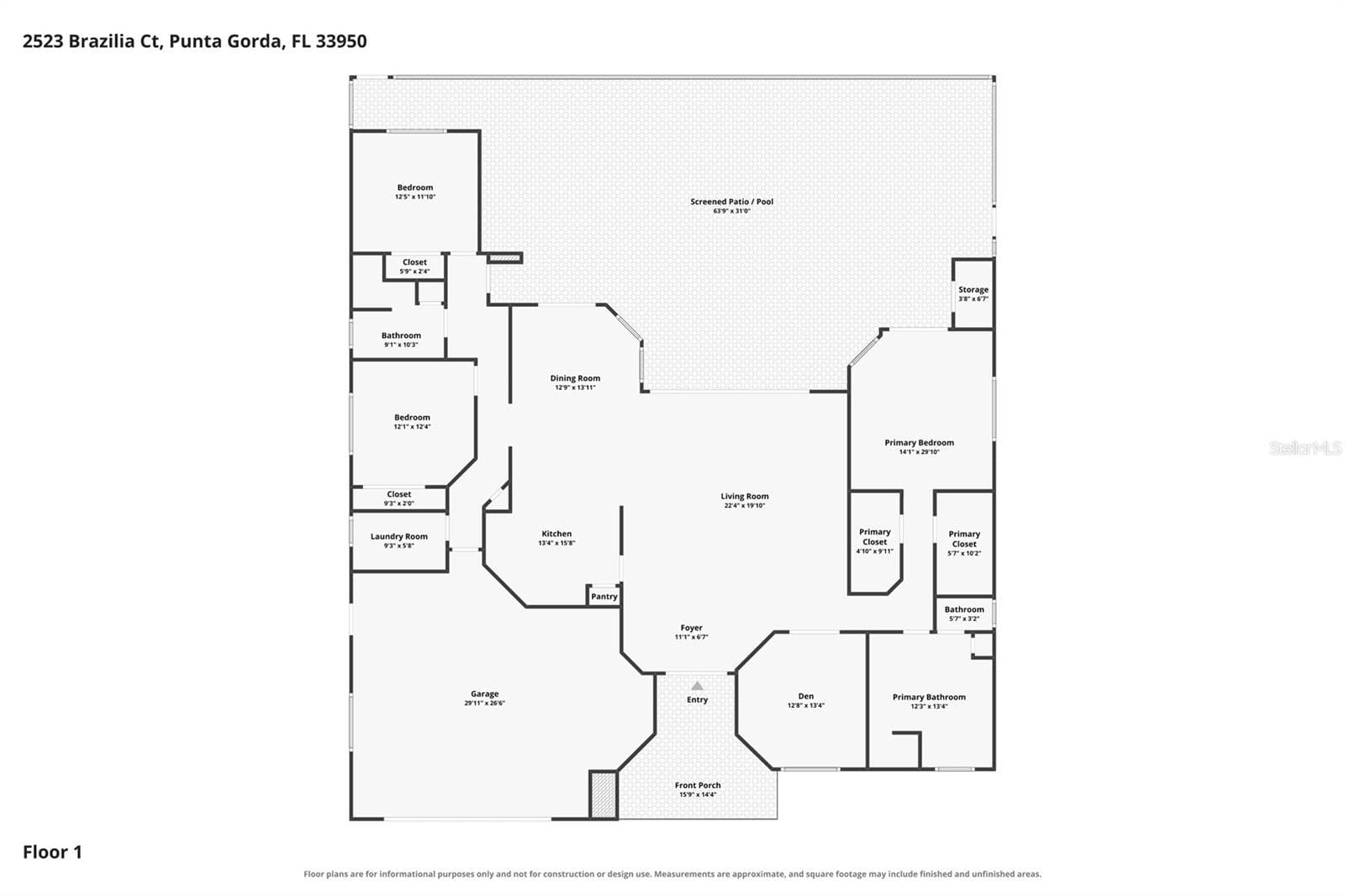 Single Family Residence at 2523 BRAZILIA CT, PUNTA GORDA, photo 18 of 60