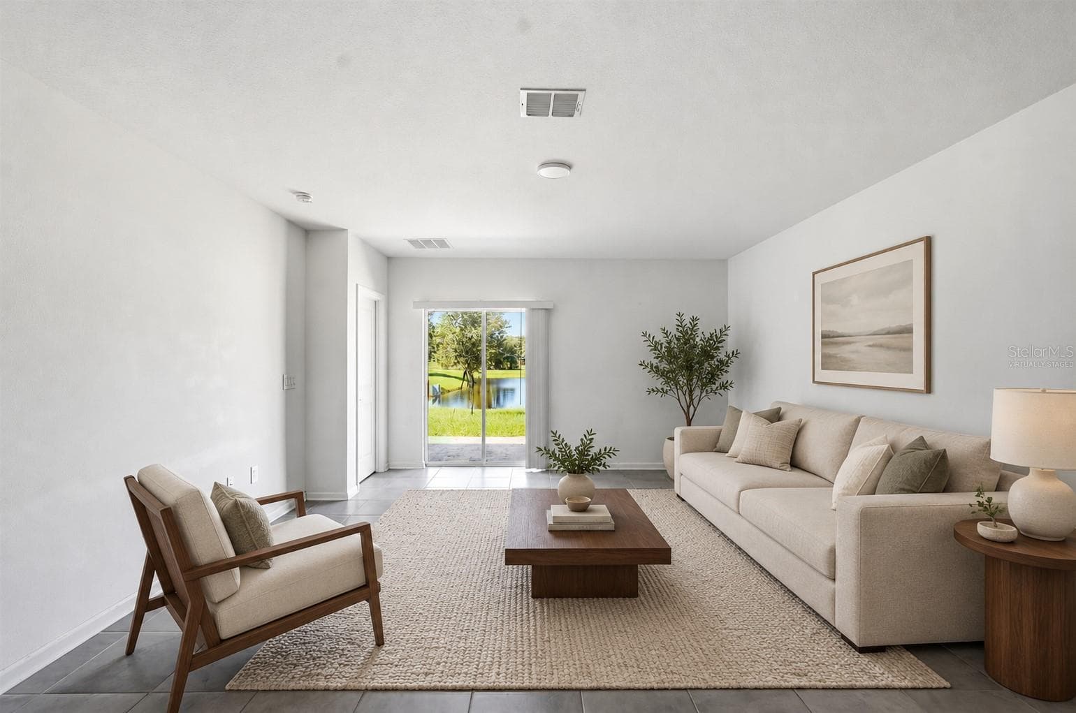 Living area/ Virtually staged - 418 COOL SUMMER LN, DAVENPORT
