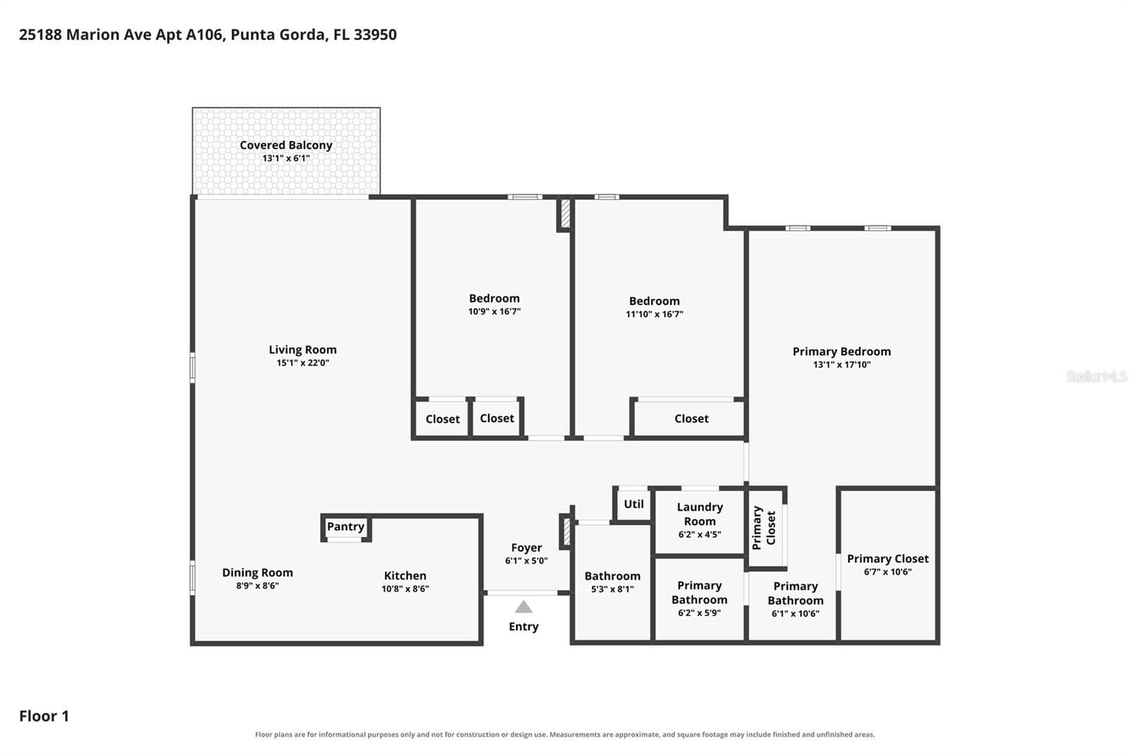 Condominium at 25188 MARION AVE #A106, PUNTA GORDA, photo 44 of 44