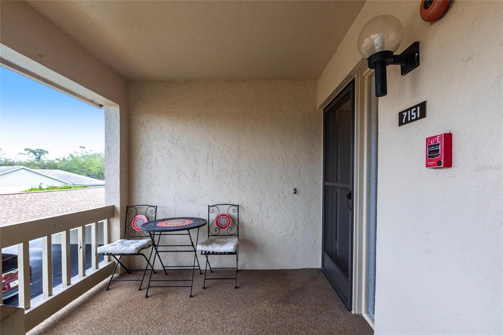 Front Patio - 7151 WOOD CREEK DR #205, SARASOTA
