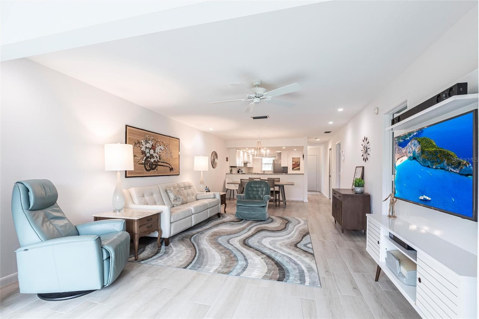Living Room - 7151 WOOD CREEK DR #205, SARASOTA