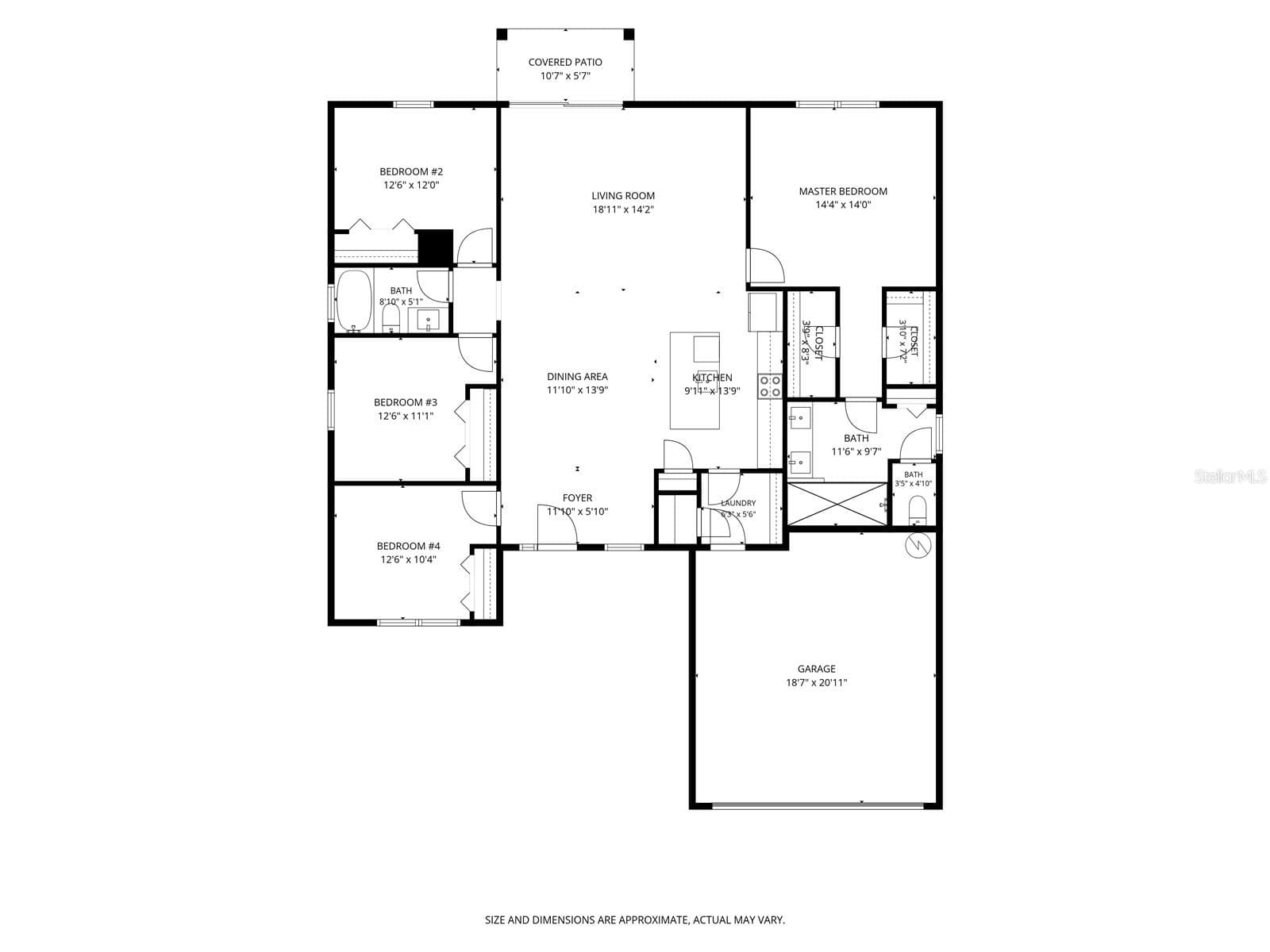 Floor plan - 9107 OVIEDO ST, SEBRING