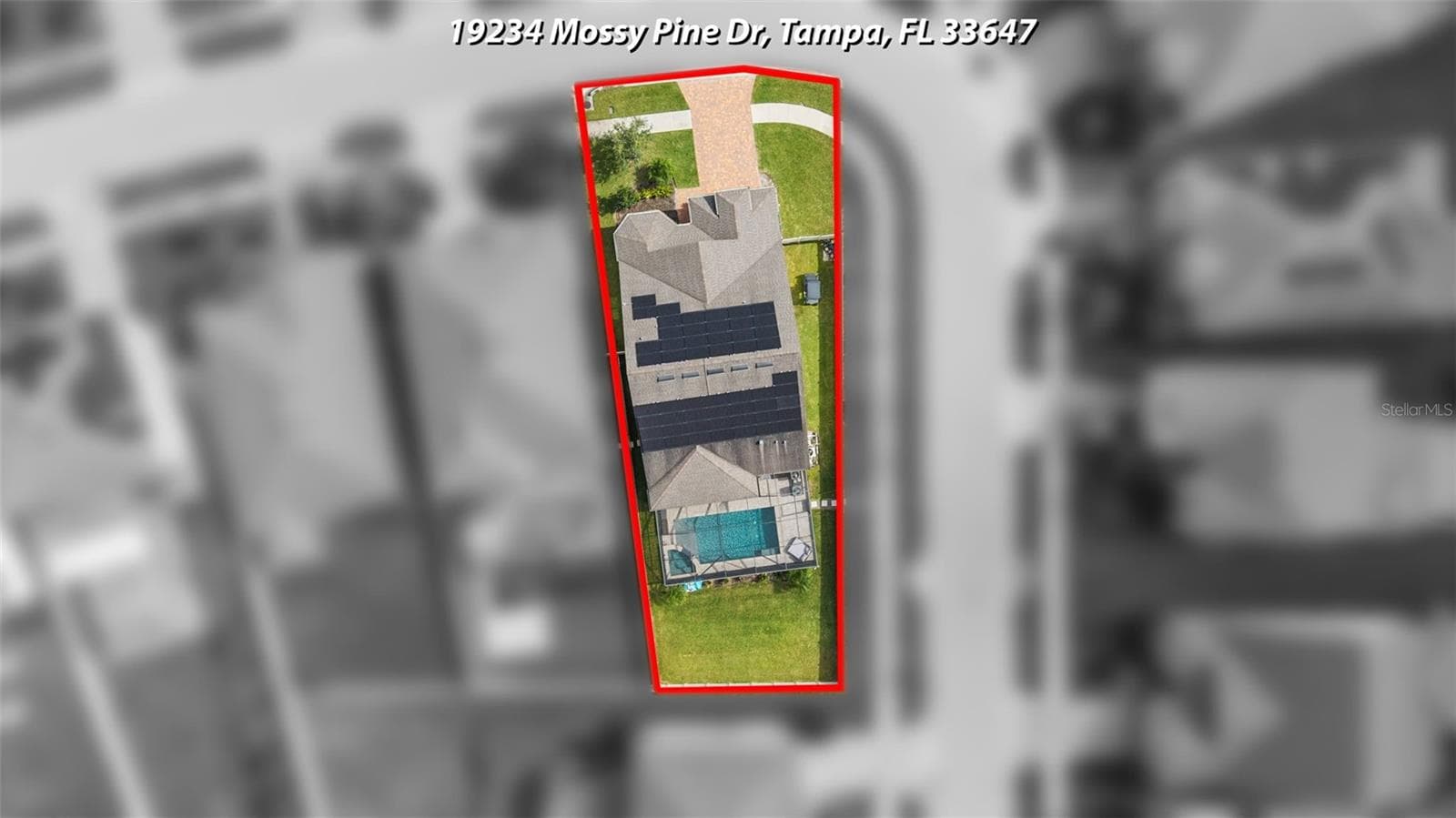 Aerial - 19234 MOSSY PINE DR, TAMPA