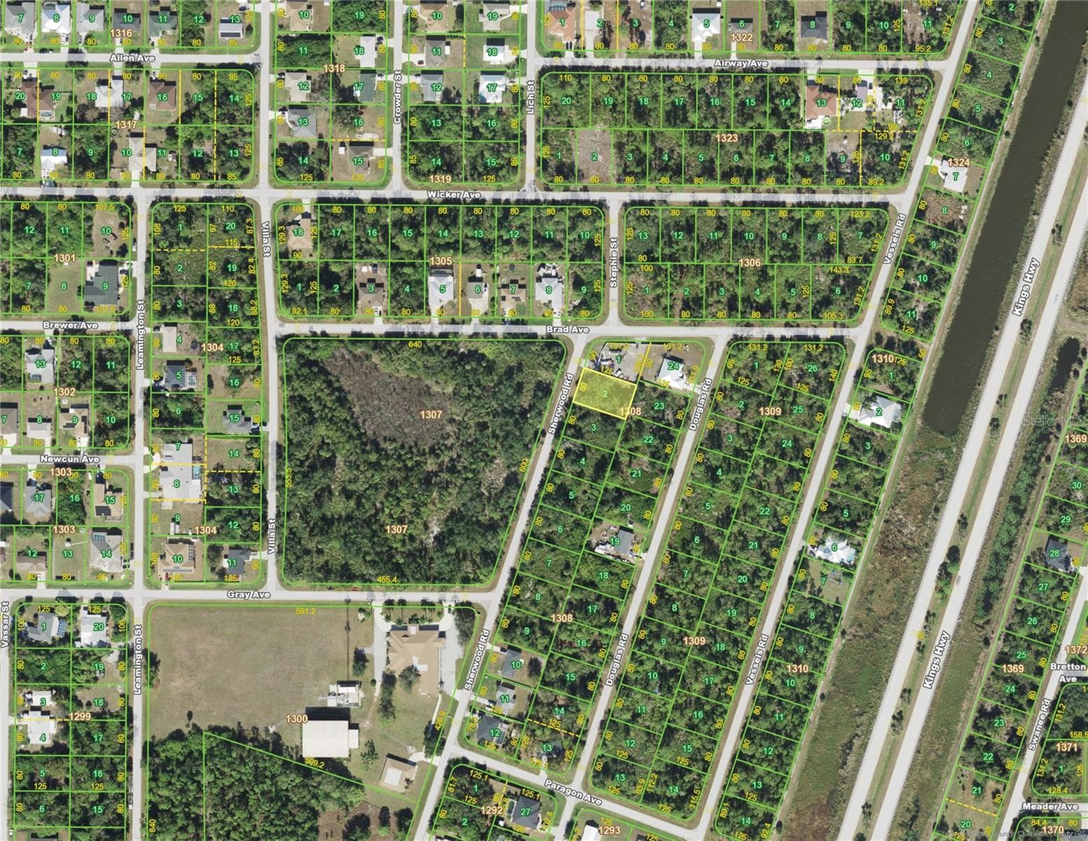 Land at 3210 SHERWOOD RD, PORT CHARLOTTE, photo 2 of 3