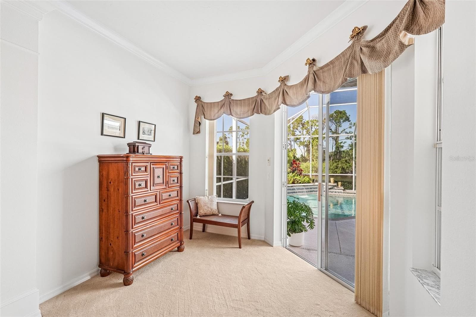 sitting area in Primary bedroom - 618 WILD PINE WAY, VENICE