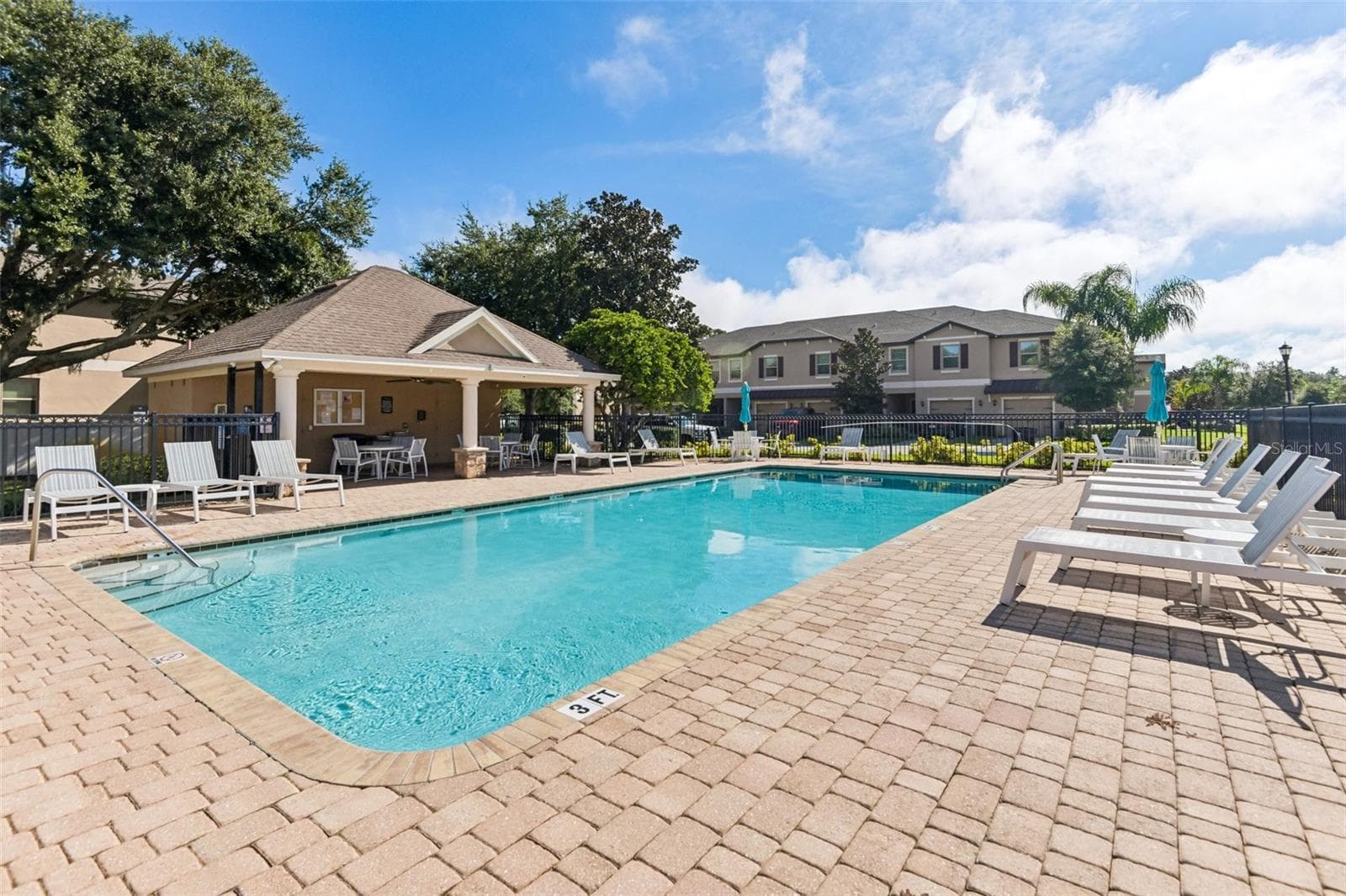 Community pool and pavilion - townhouse section - 8538 REEDVILLE ST, NEW PORT RICHEY