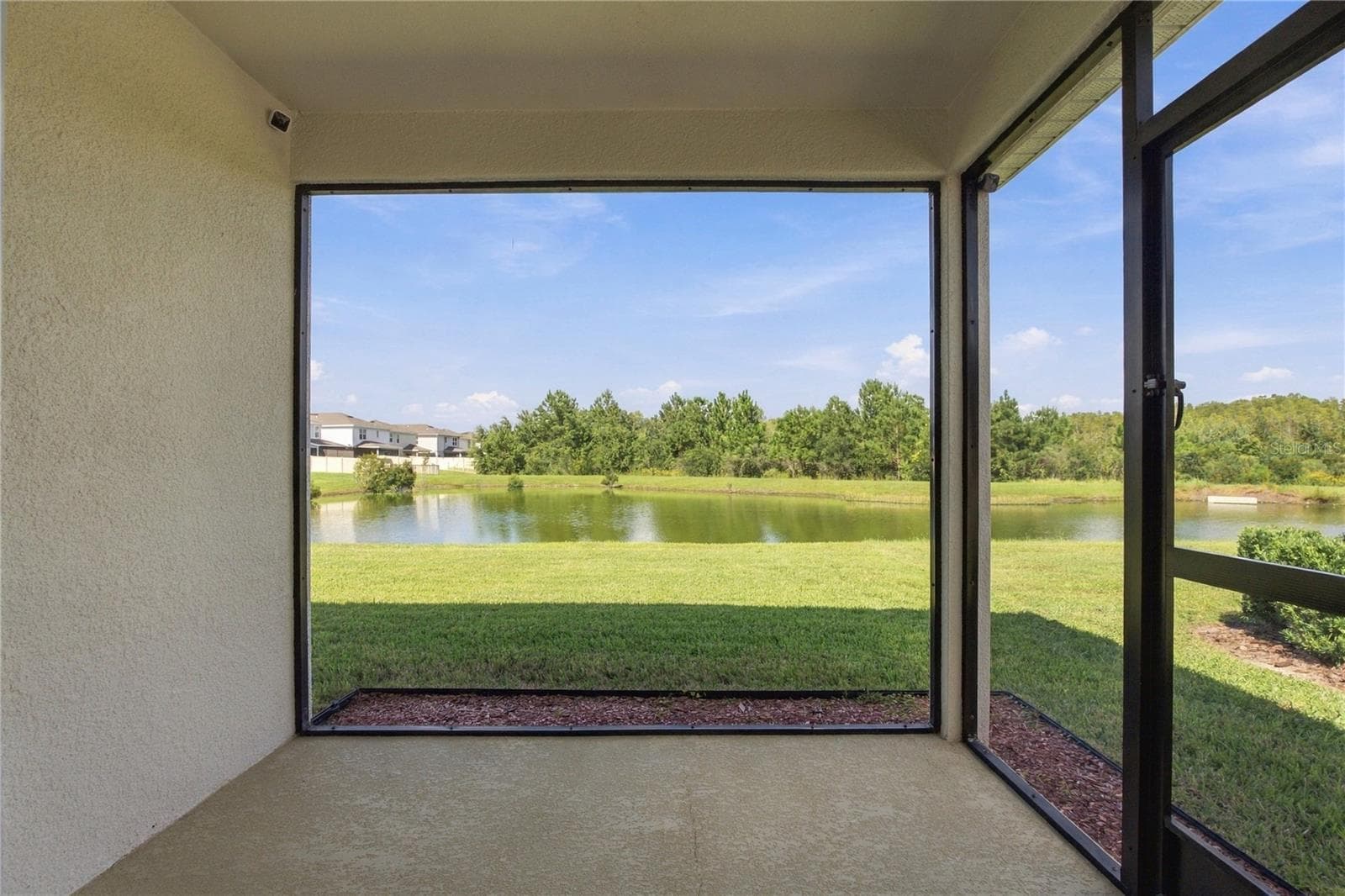 Screened Porch View From Sliding Glass - 17973 DAIRY FARM CT, LAND O LAKES