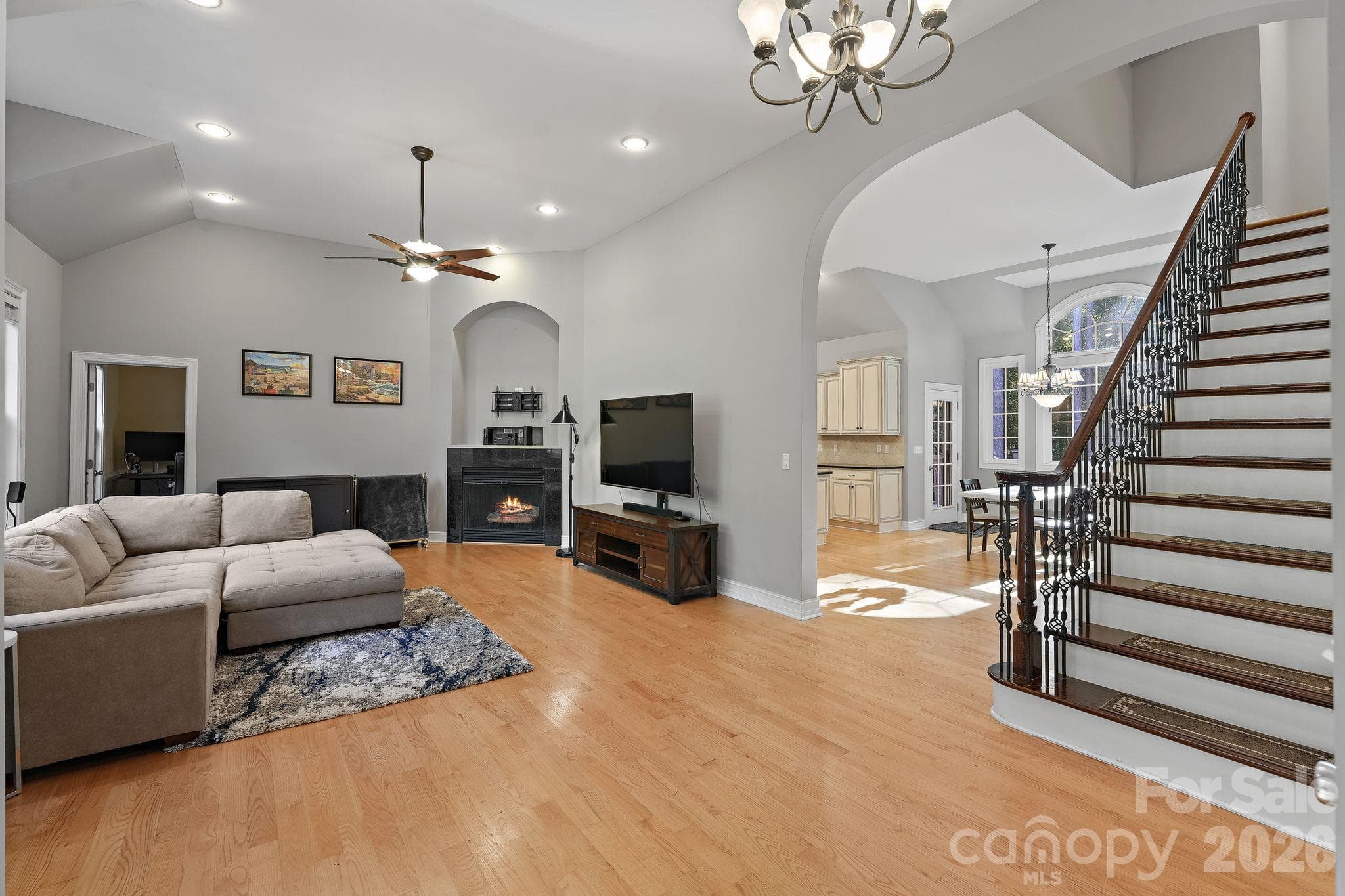 Bright and open main level living starts the moment you arrive - 1491 Woodbend Court, Stanley