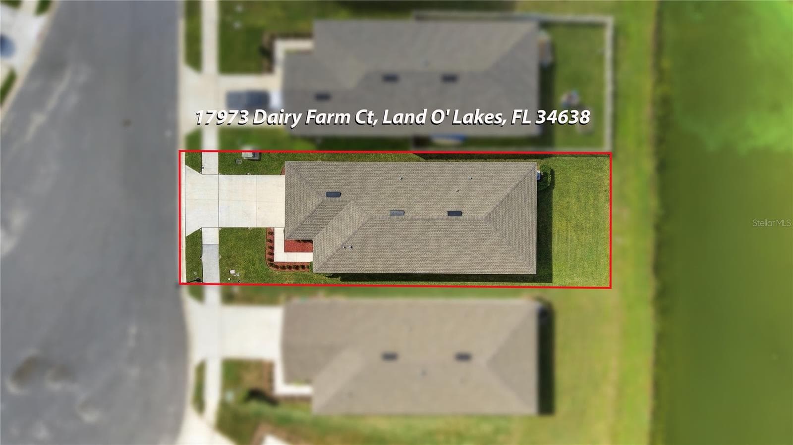 Drone View - 17973 DAIRY FARM CT, LAND O LAKES