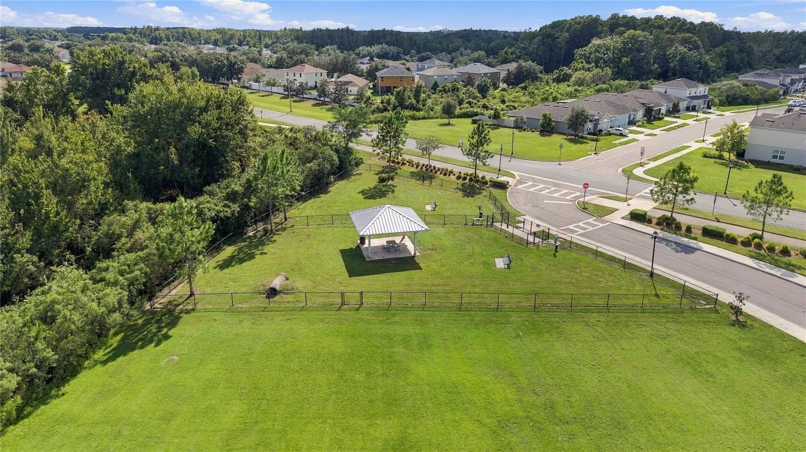 Dog Park Drone View - 17973 DAIRY FARM CT, LAND O LAKES