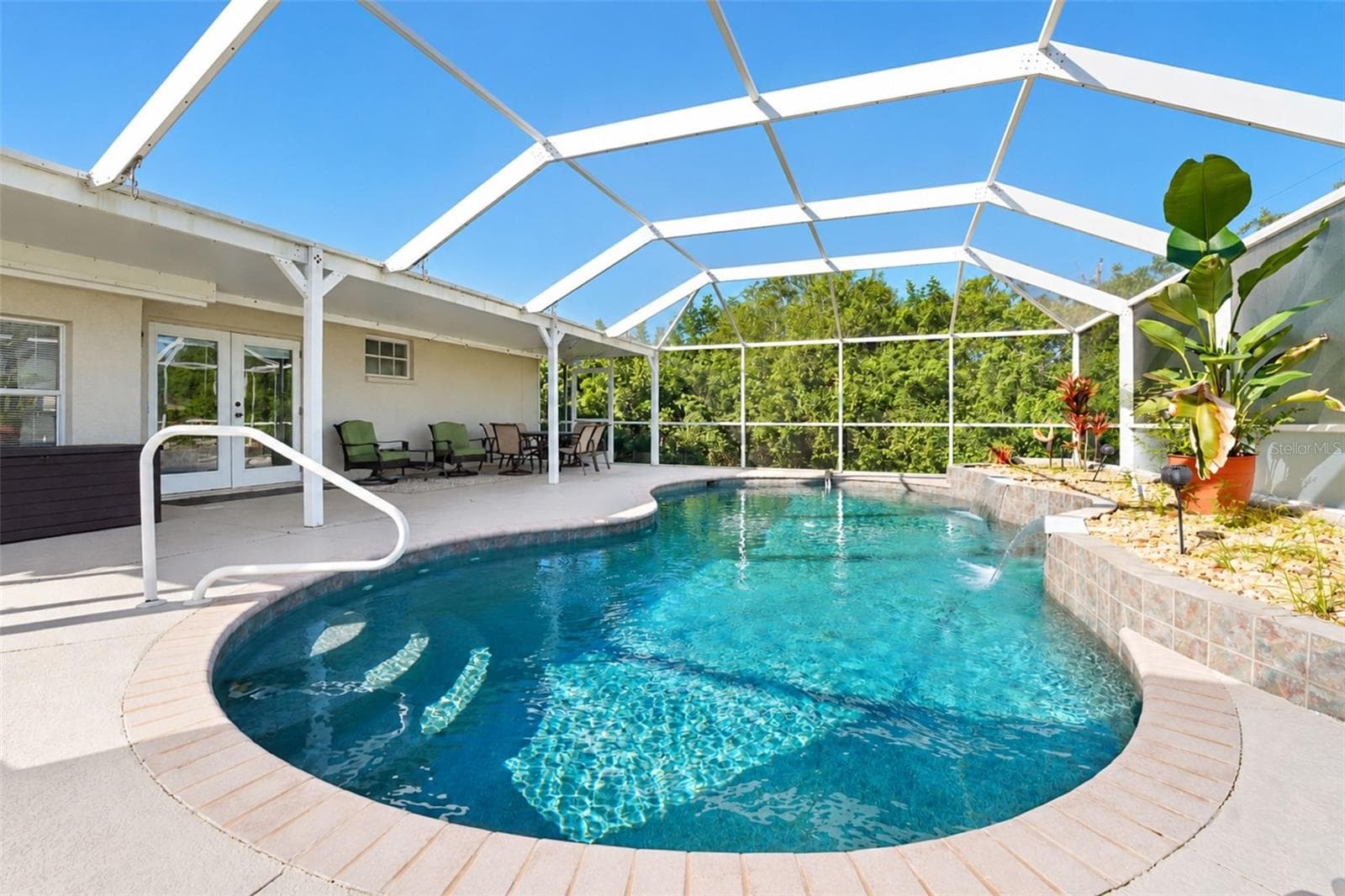Heated Pool With Waterfall - 22386 ESPLANADE AVE, PORT CHARLOTTE