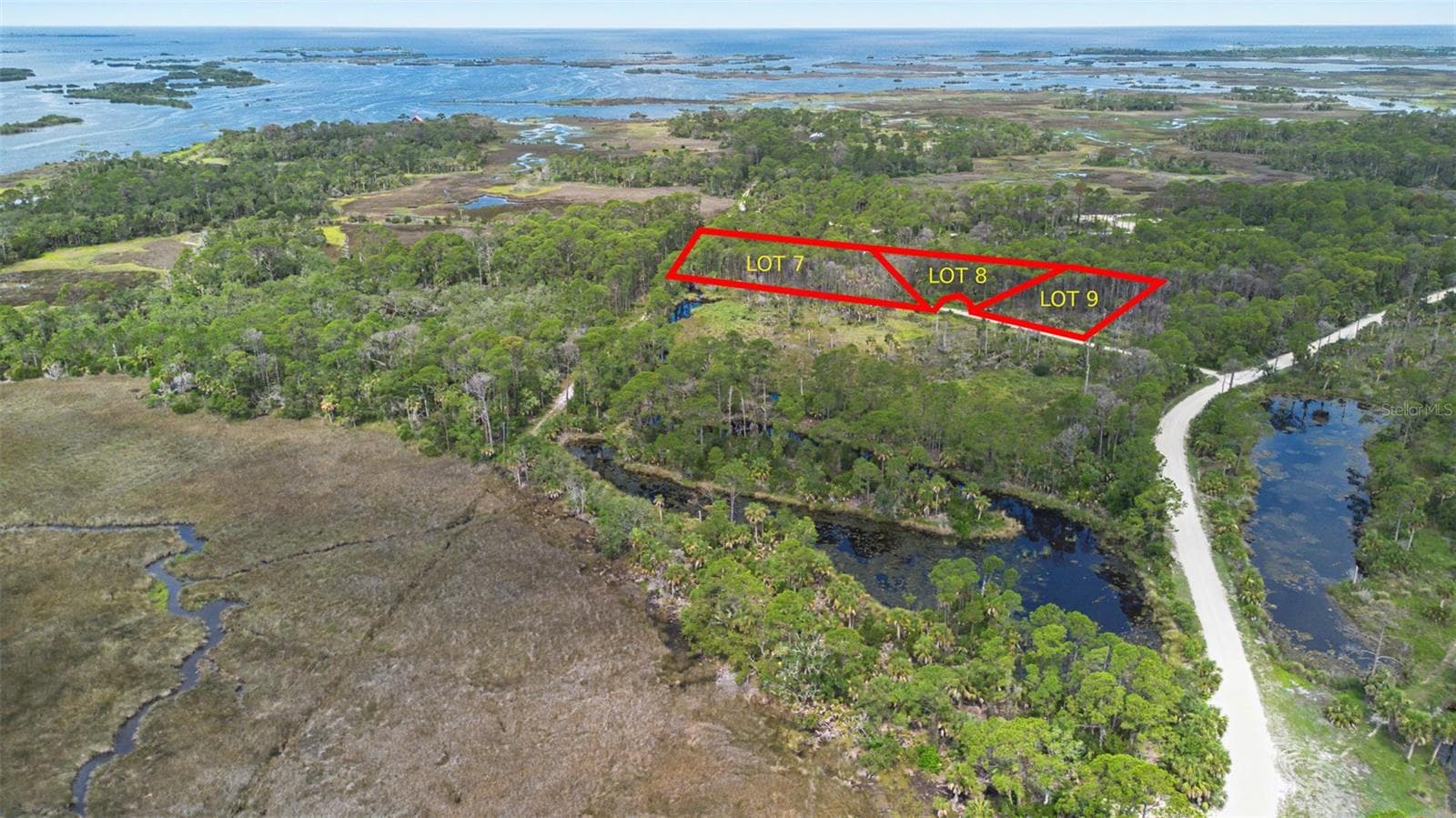 AERIAL LOTS 7,8,9 - 00 SW 104 ST #LOT 7, CEDAR KEY