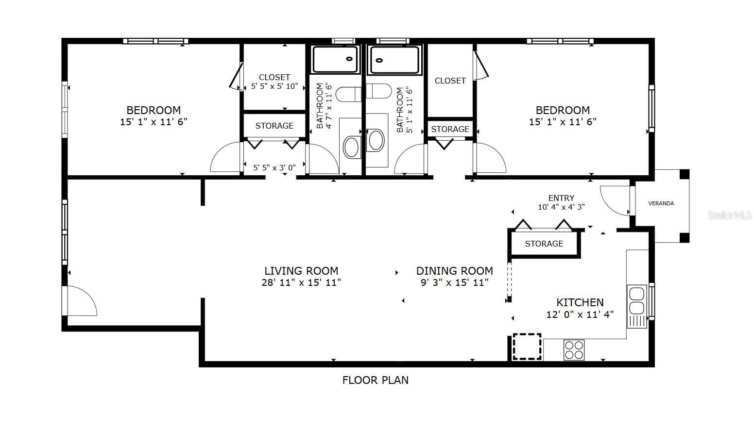 Homes.com Floor Plan - 1659 S LAKE AVE #1, CLEARWATER