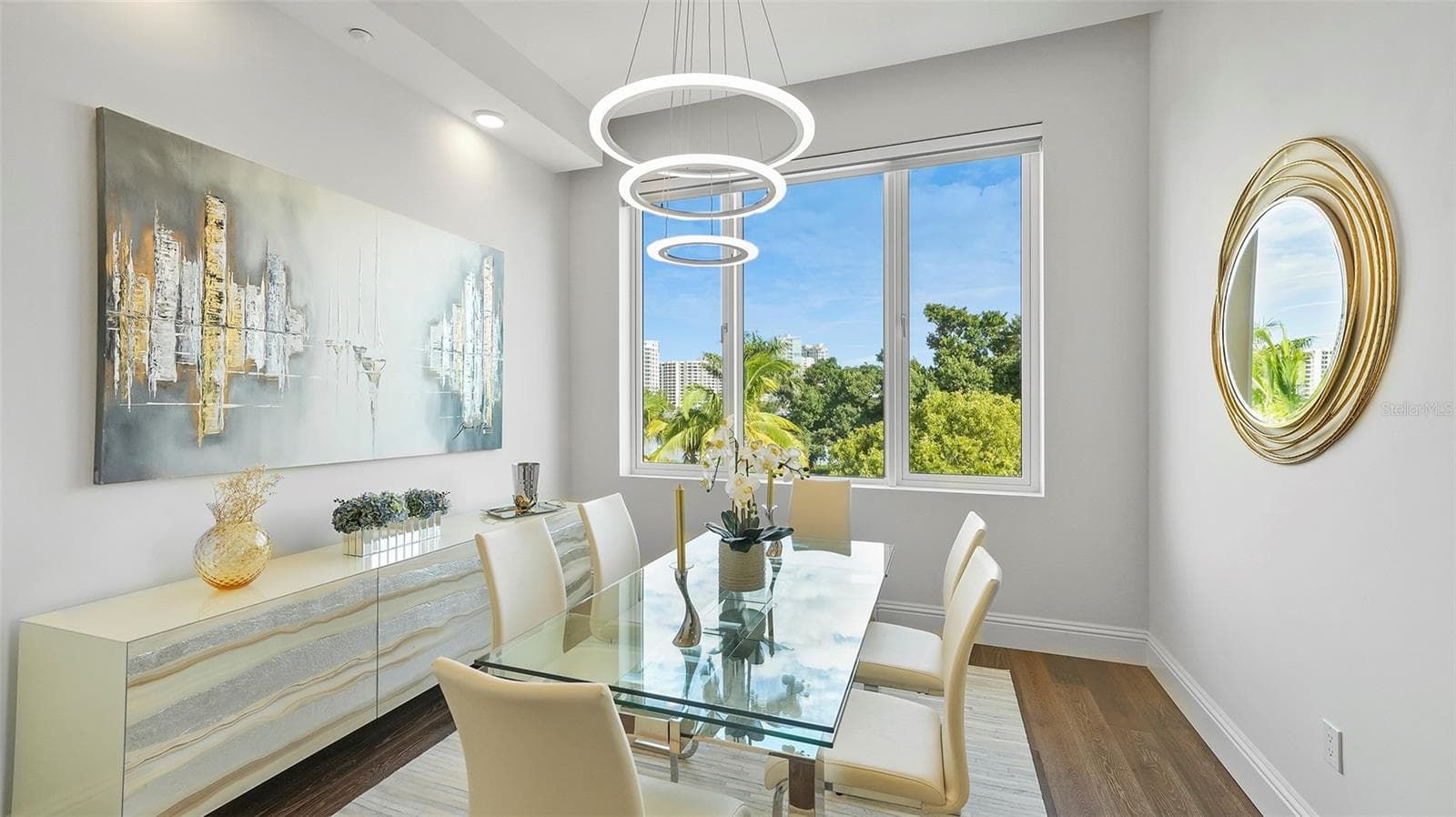 Previously furnished dining area - 609 GOLDEN GATE PT #301, SARASOTA