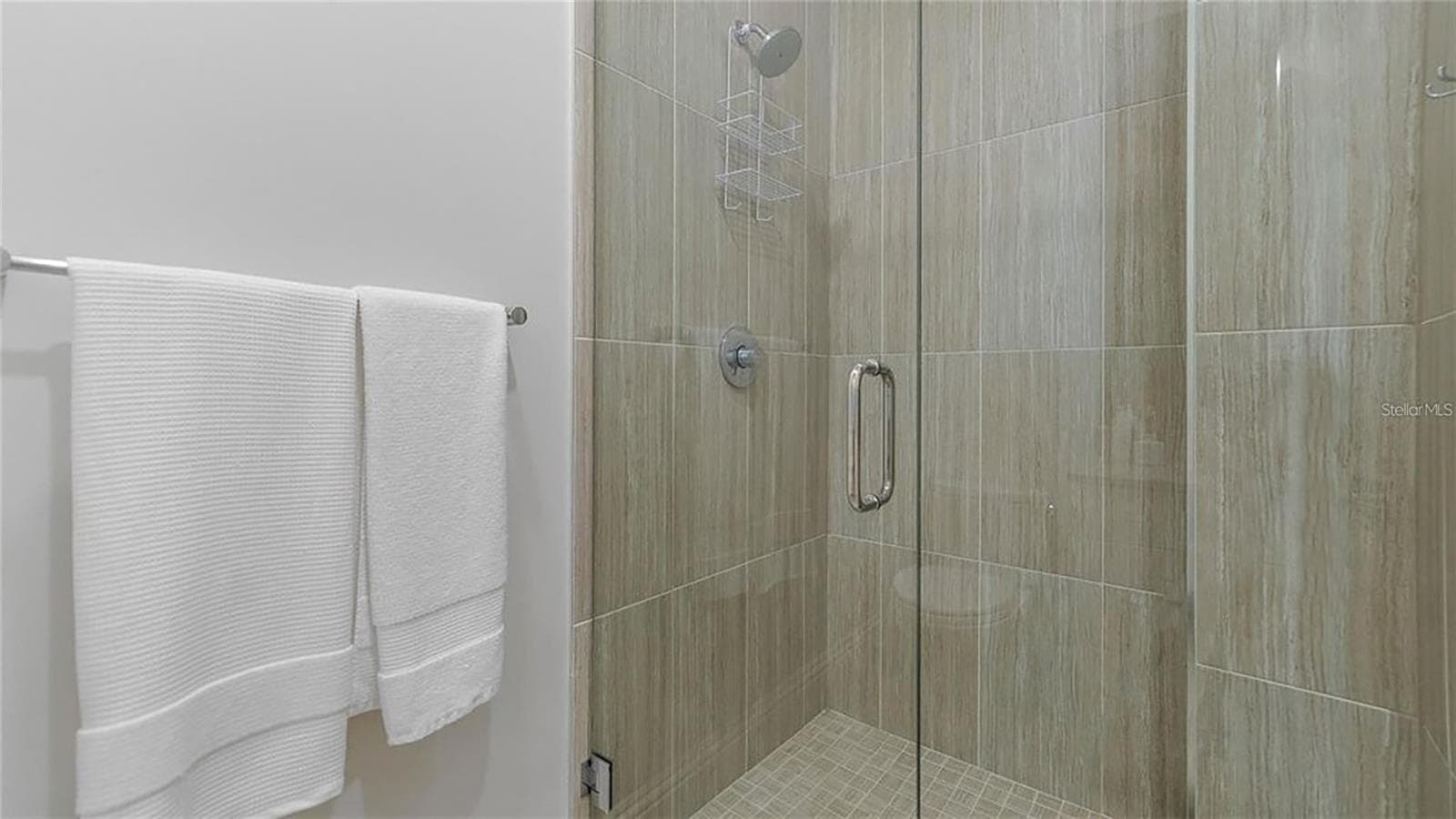 2nd bathroom with walk in shower - 609 GOLDEN GATE PT #301, SARASOTA