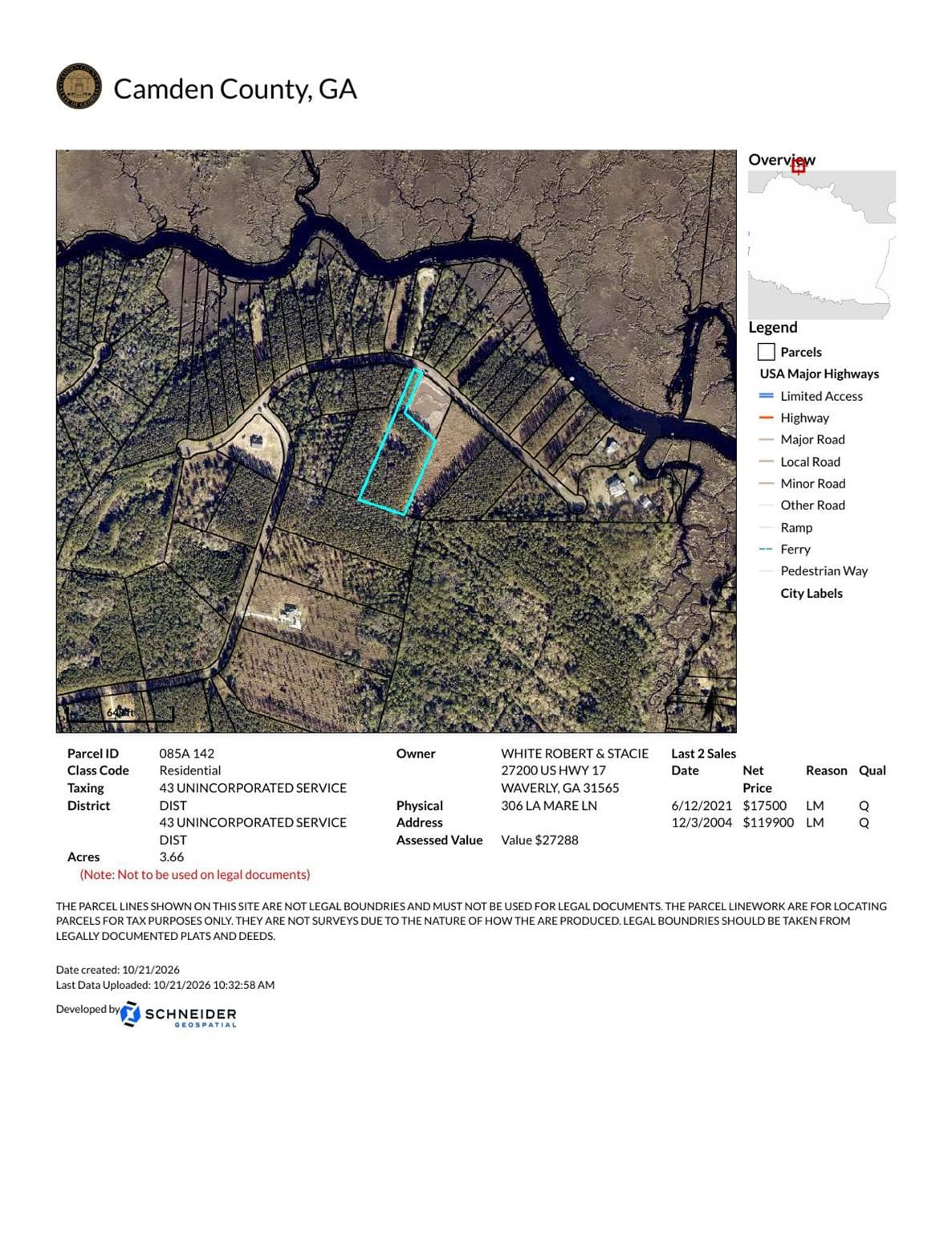 Lot at 306 La Mare Lane, Waverly, photo 3 of 4