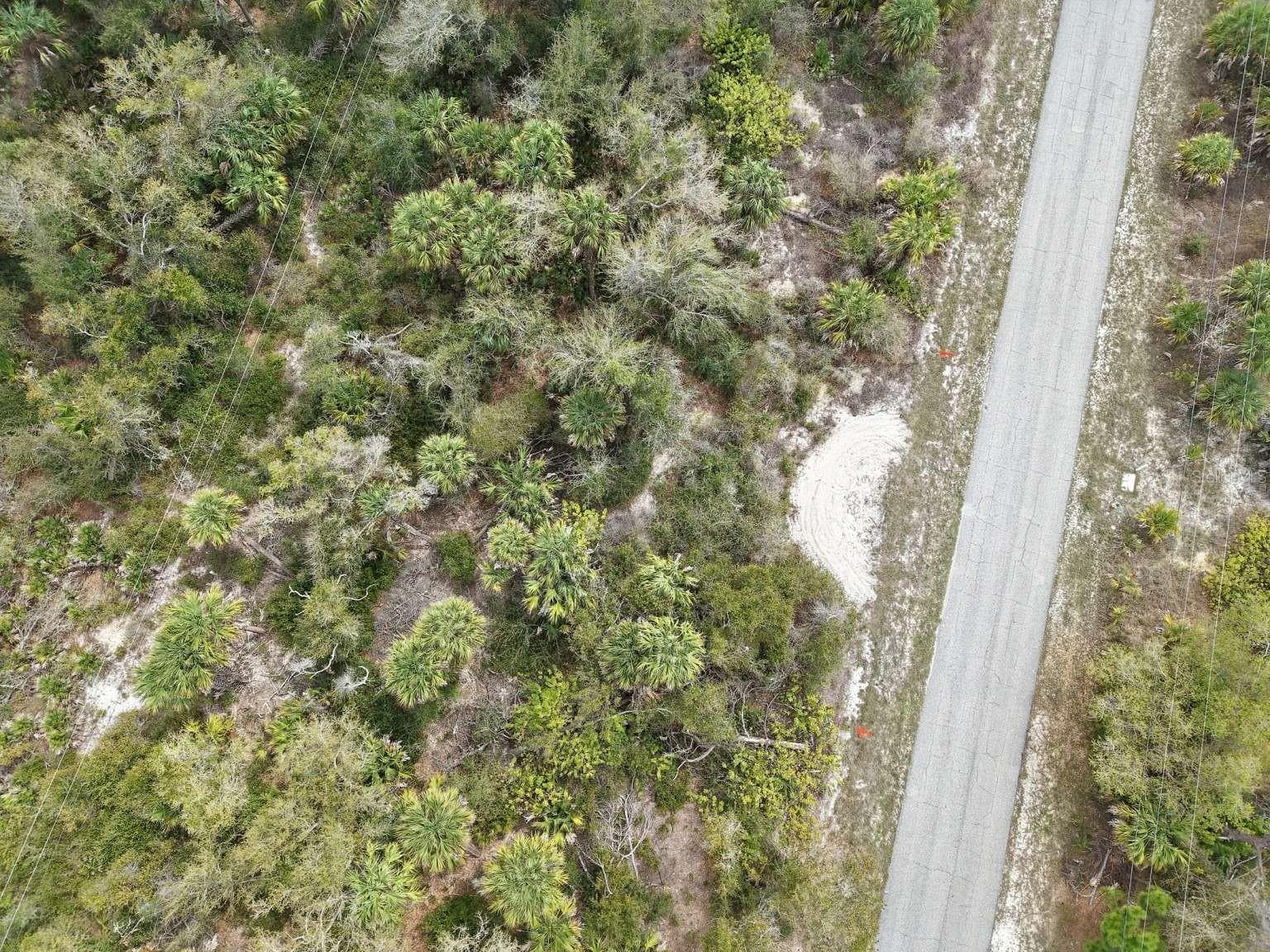 Overhead view of the lot and road. - 14315 WHITESIDES AVE, PORT CHARLOTTE
