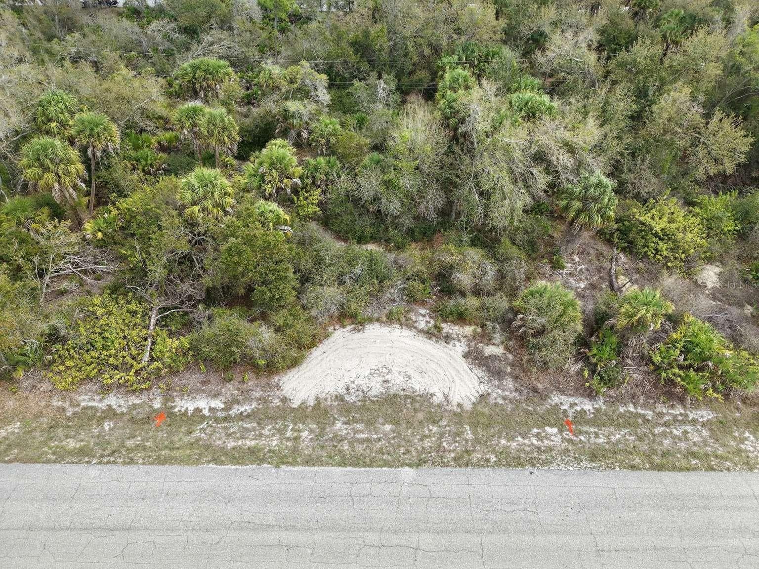 Aerial view of the lot frontage. - 14315 WHITESIDES AVE, PORT CHARLOTTE