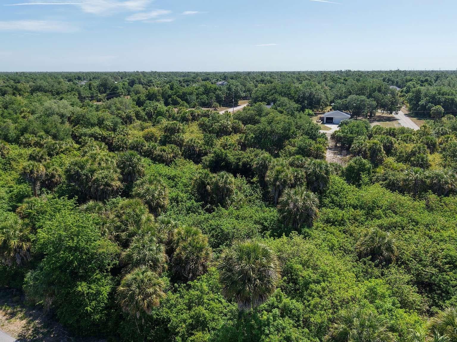 Aerial view of the lot and surrounding area. - 60 DENVER DR, PORT CHARLOTTE