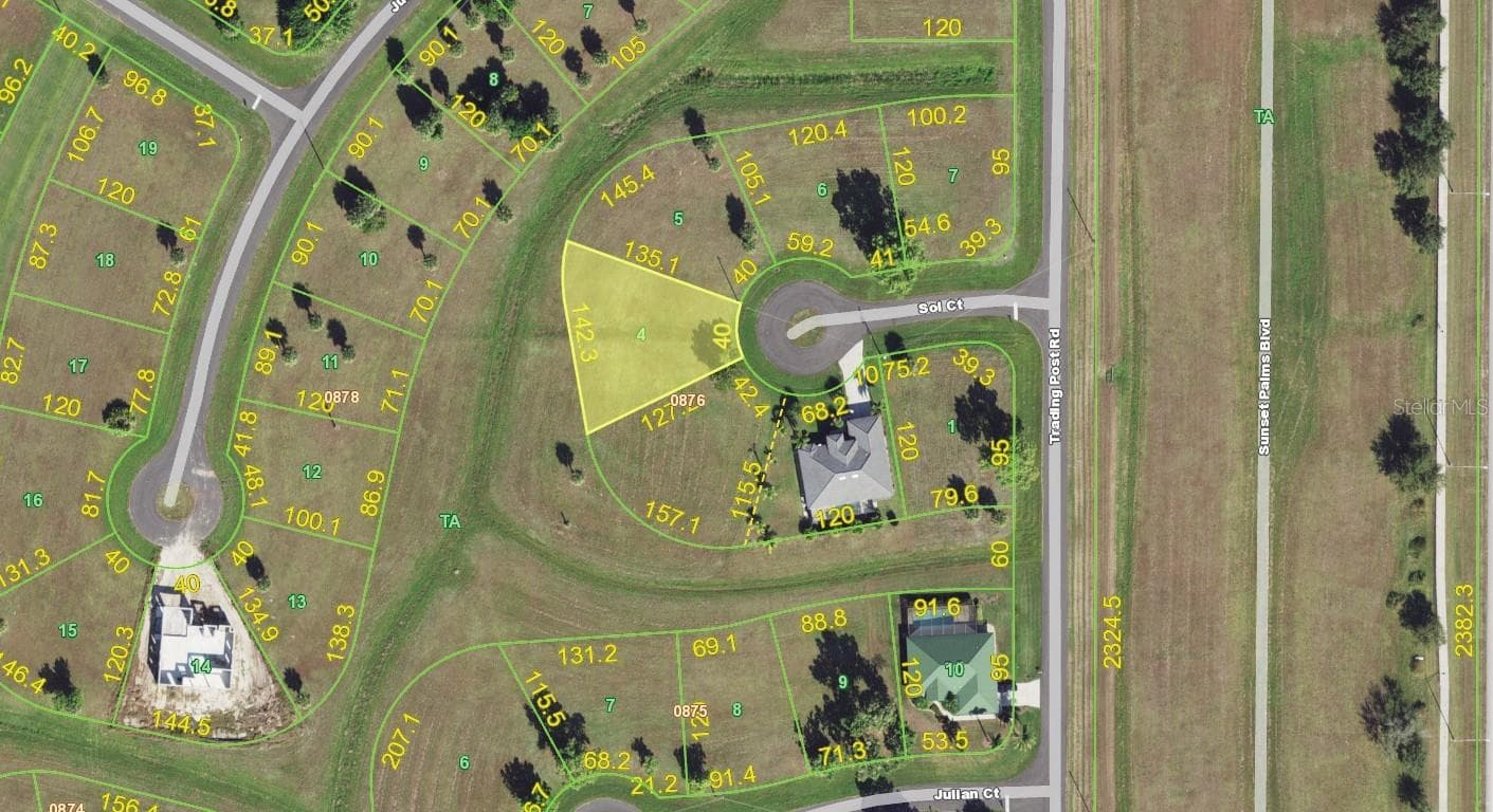 Land at 24468 SOL CT, PUNTA GORDA, photo 2 of 5