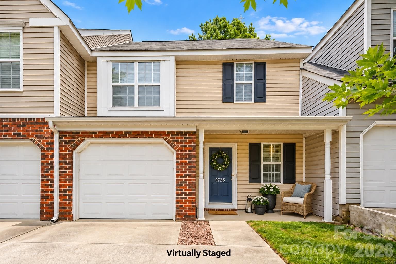 Virtually staged with chair - 9725 Mattforest Circle, Charlotte