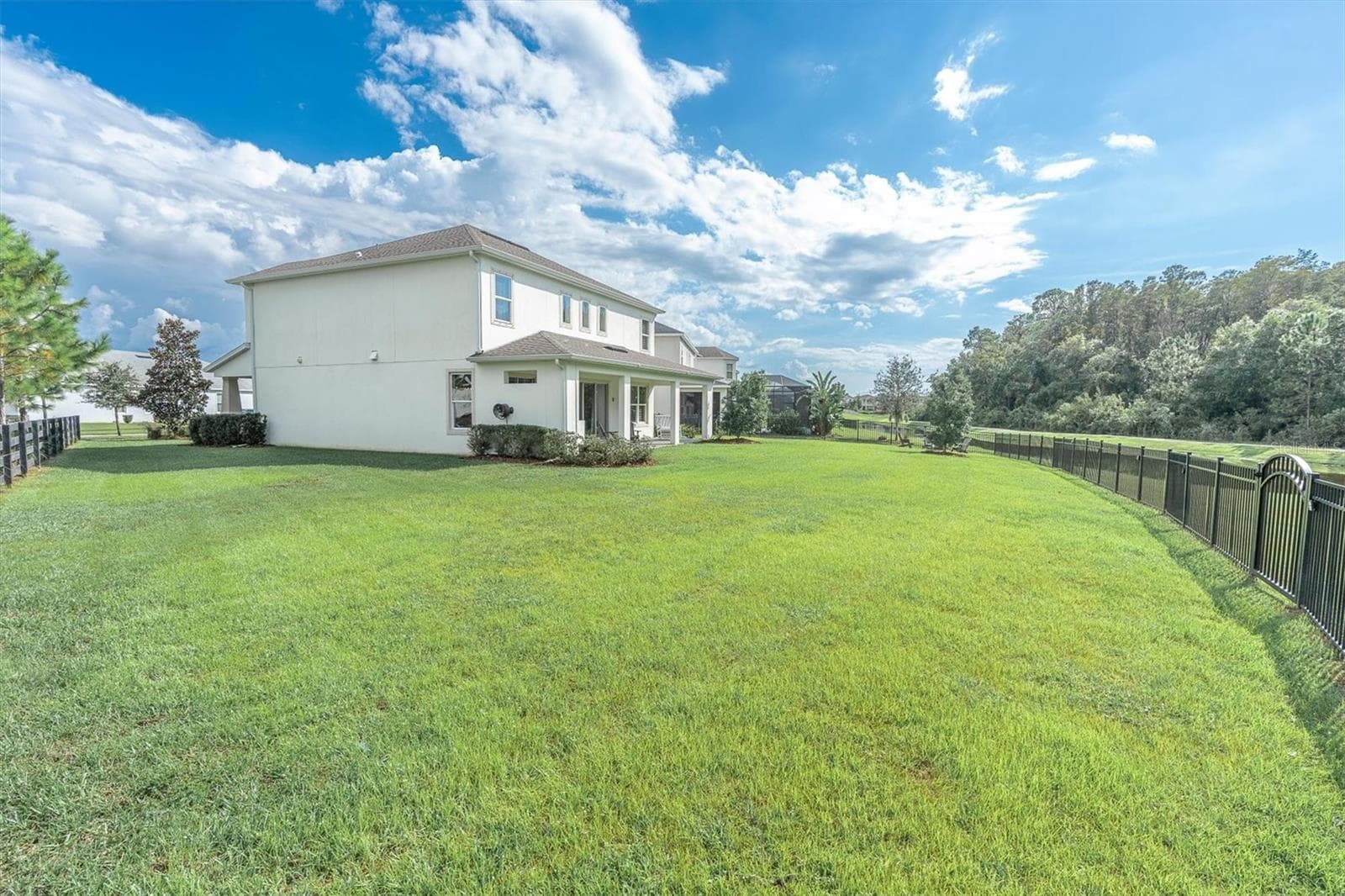 Fully Fenced Lawn Backyard - 13627 STANSIL AVE, ODESSA