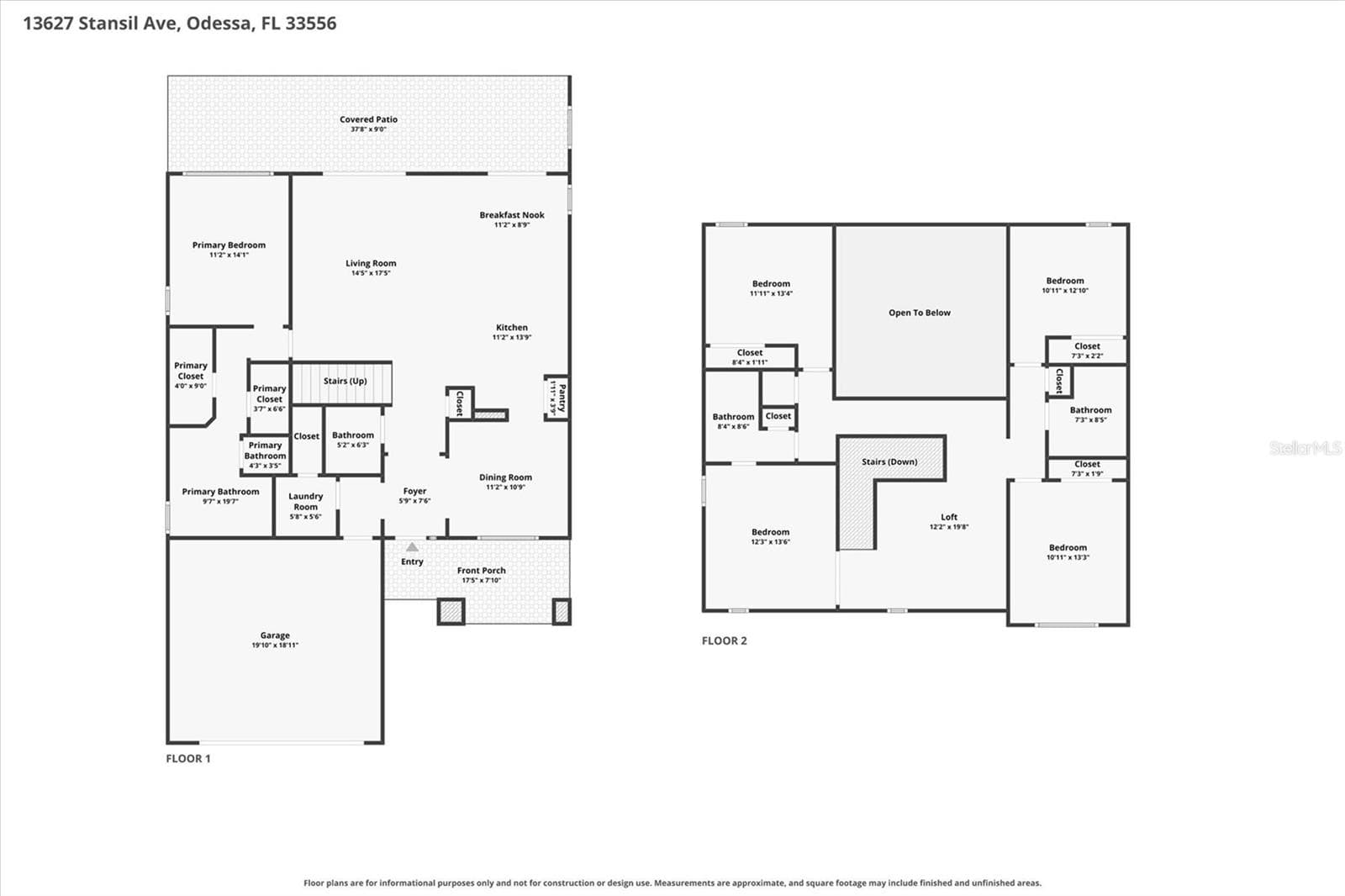 Architectural Floor Plan Layout - 13627 STANSIL AVE, ODESSA