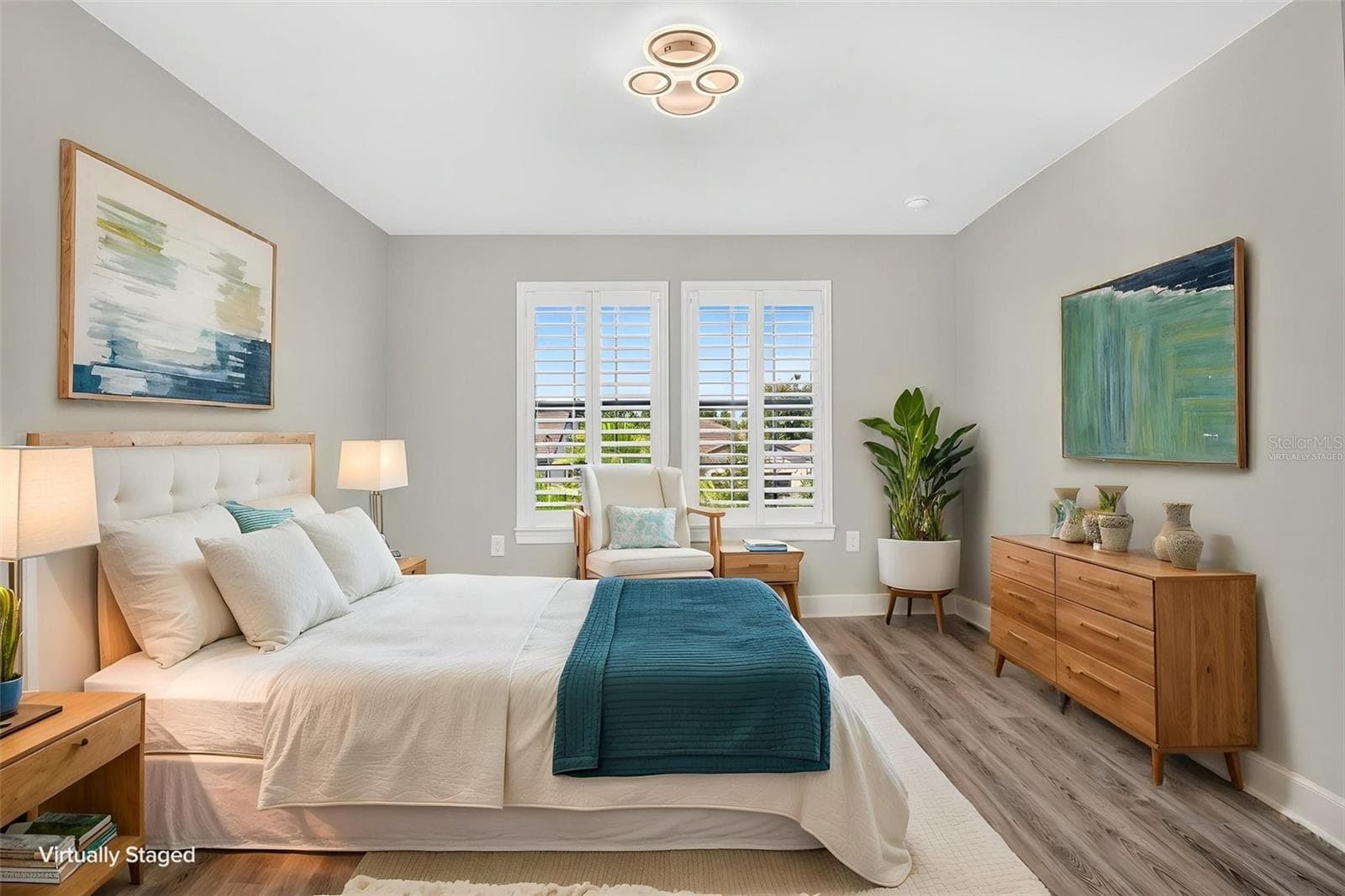 Second bedroom virtually staged - 16320 HIDDEN OAK LOOP, BRADENTON