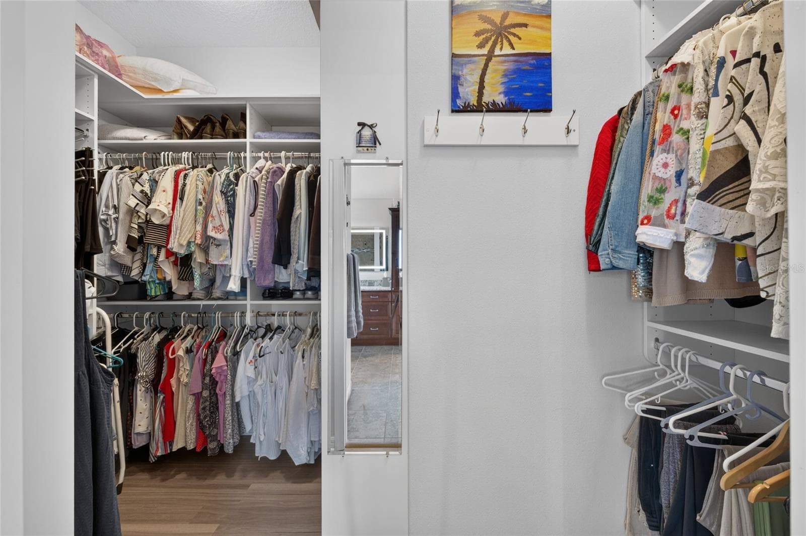Walk-in closet with built-ins. - 3665 VALLEYBROOK WAY, THE VILLAGES