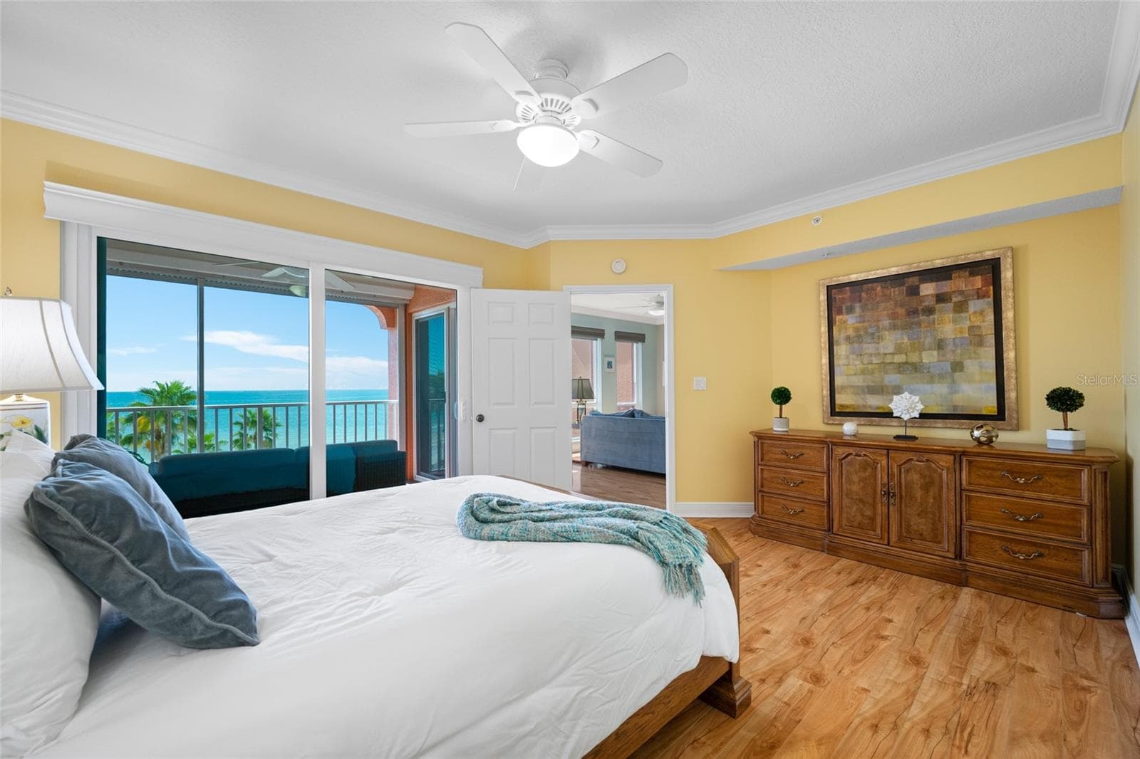 Oceanview from your Primary Bedroom. - 16700 GULF BLVD #524, NORTH REDINGTON BEACH