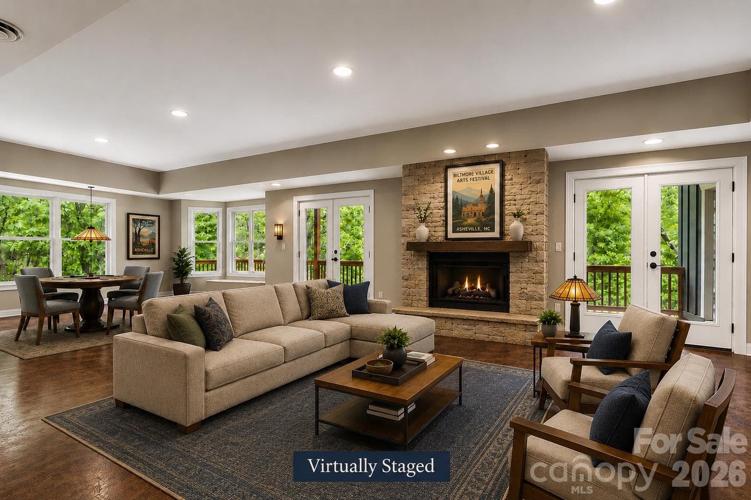 Virtually Staged - 314 Woodland Drive, Swannanoa