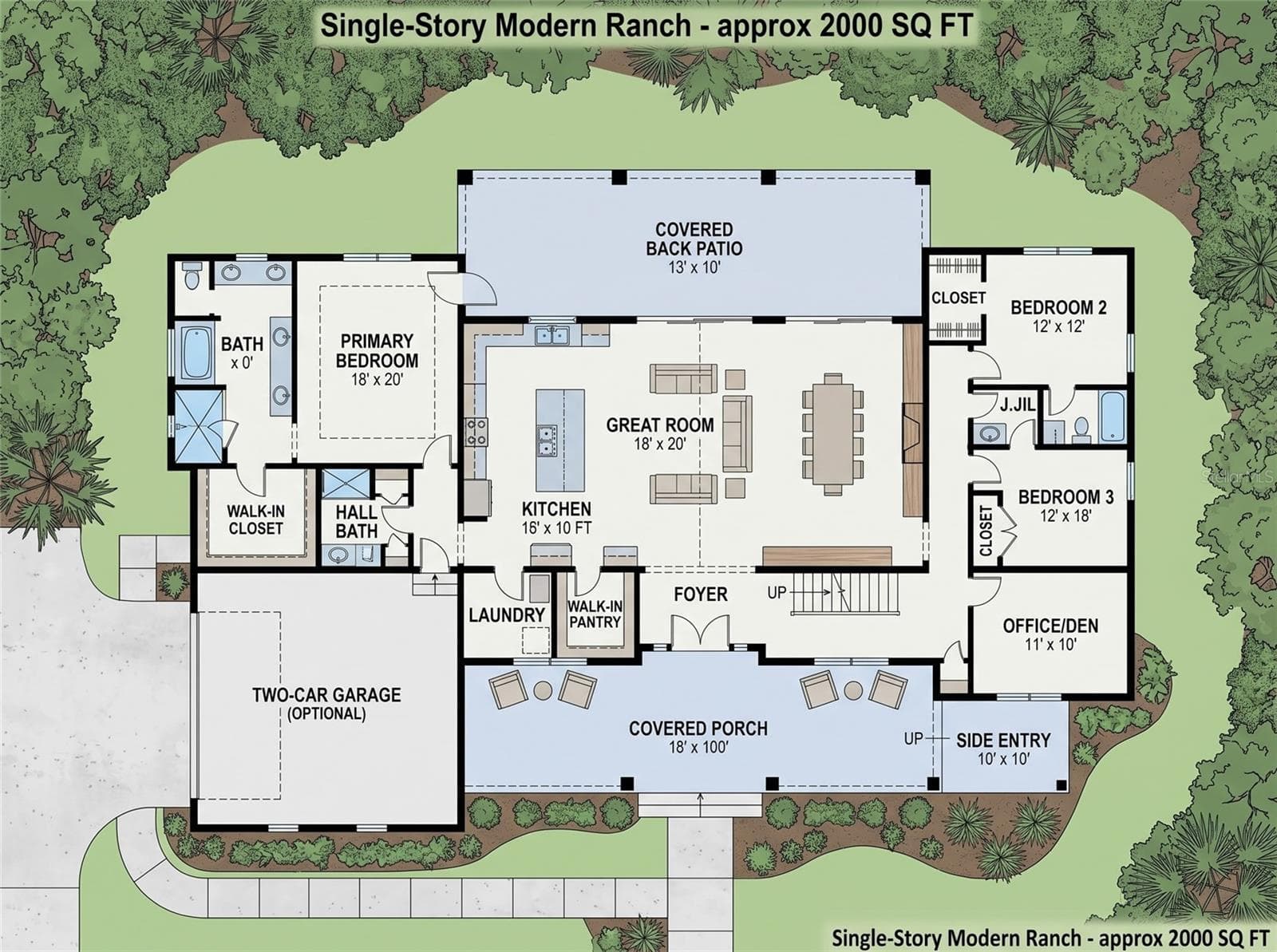 Depiction of a floor plan - 7371 TREADWAY RD, PORT CHARLOTTE