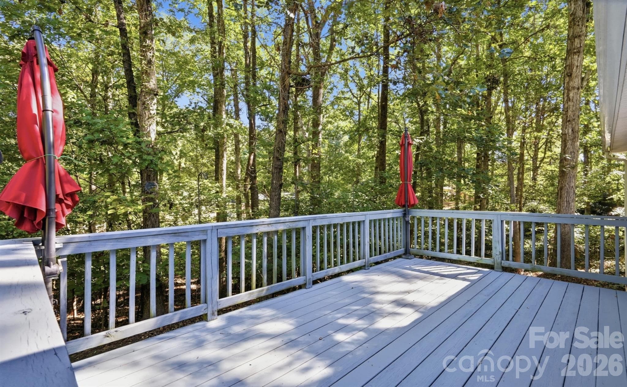 Back Deck with Stunning Views - 8610 Lochinvar Drive, Charlotte
