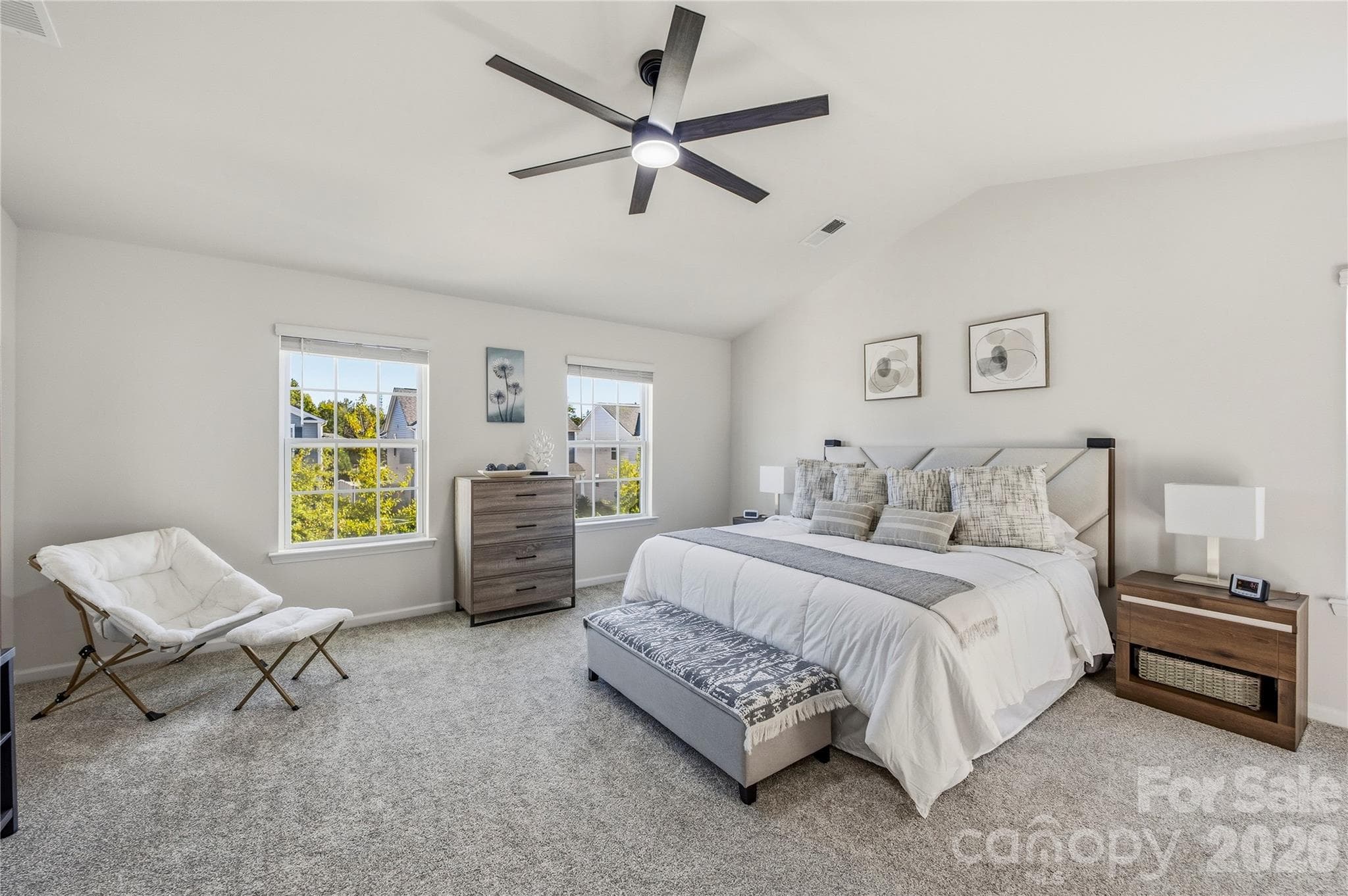 Upper level- generous primary suite. - 9022 Poquoson Drive, Gastonia