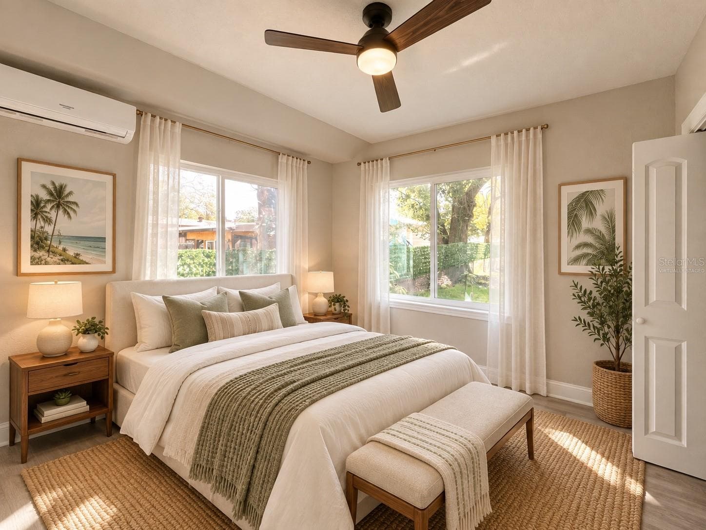 Virtually Staged_Bedroom - 2102 E CARACAS ST, TAMPA