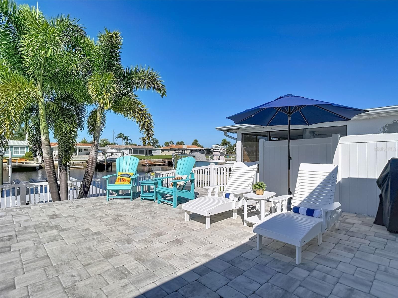 Pool area - 4951 FORECASTLE DR, NEW PORT RICHEY