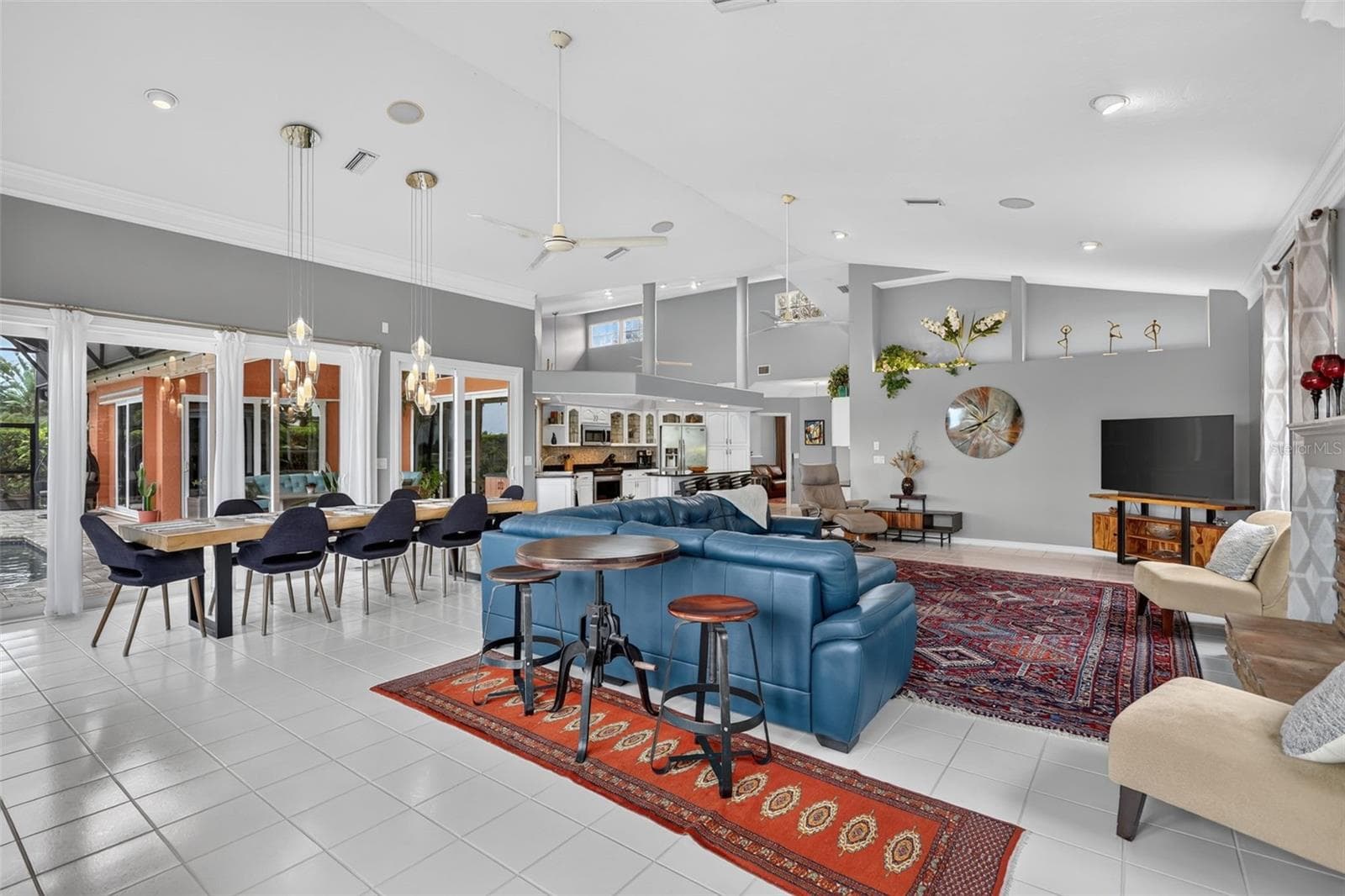 Family/Dining/Kitchen. - 8938 WILD DUNES DR, SARASOTA