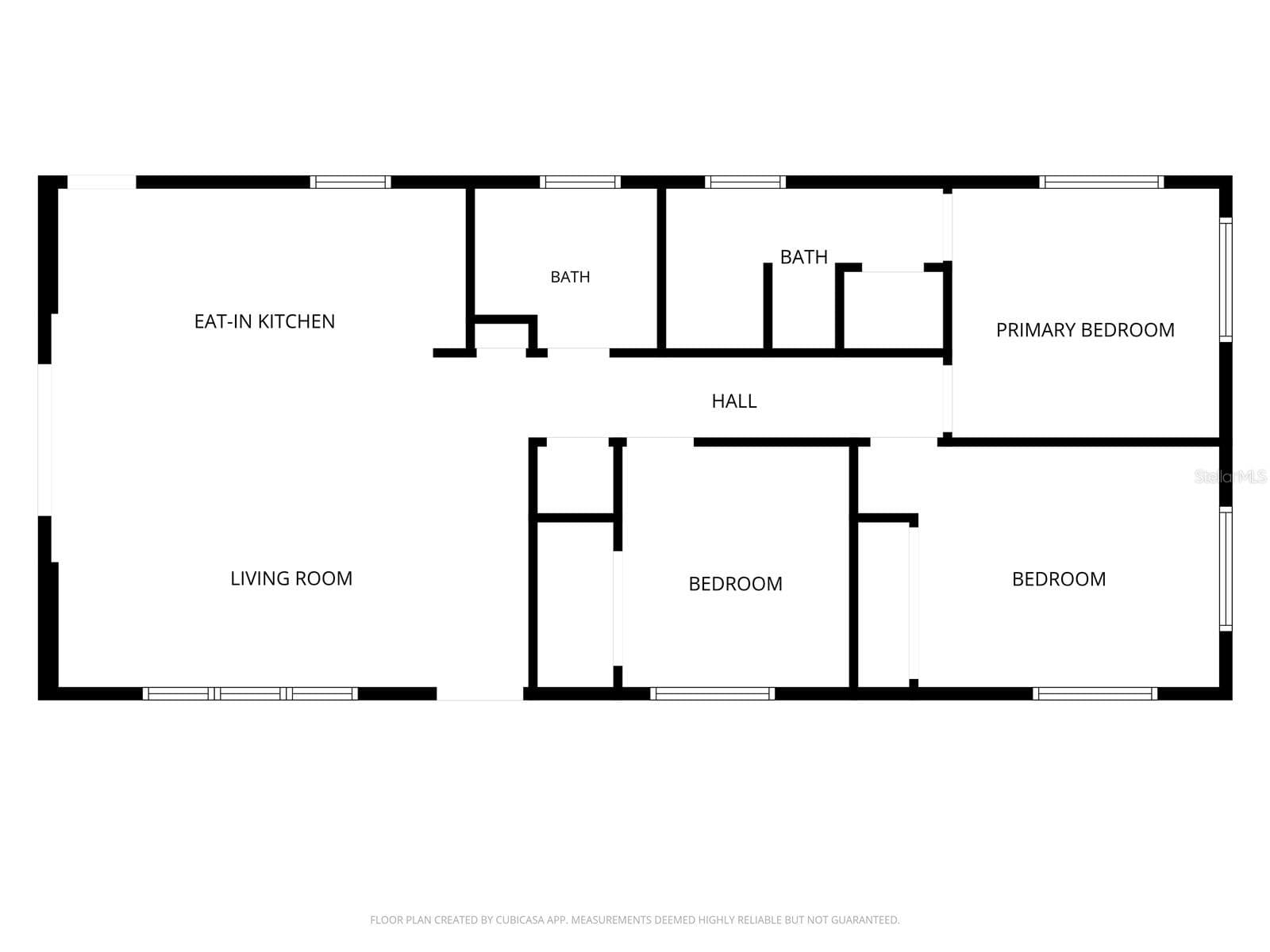 Conditioned floor plan (does not include laundry room or carport). - 3310 NW 30TH AVE, GAINESVILLE
