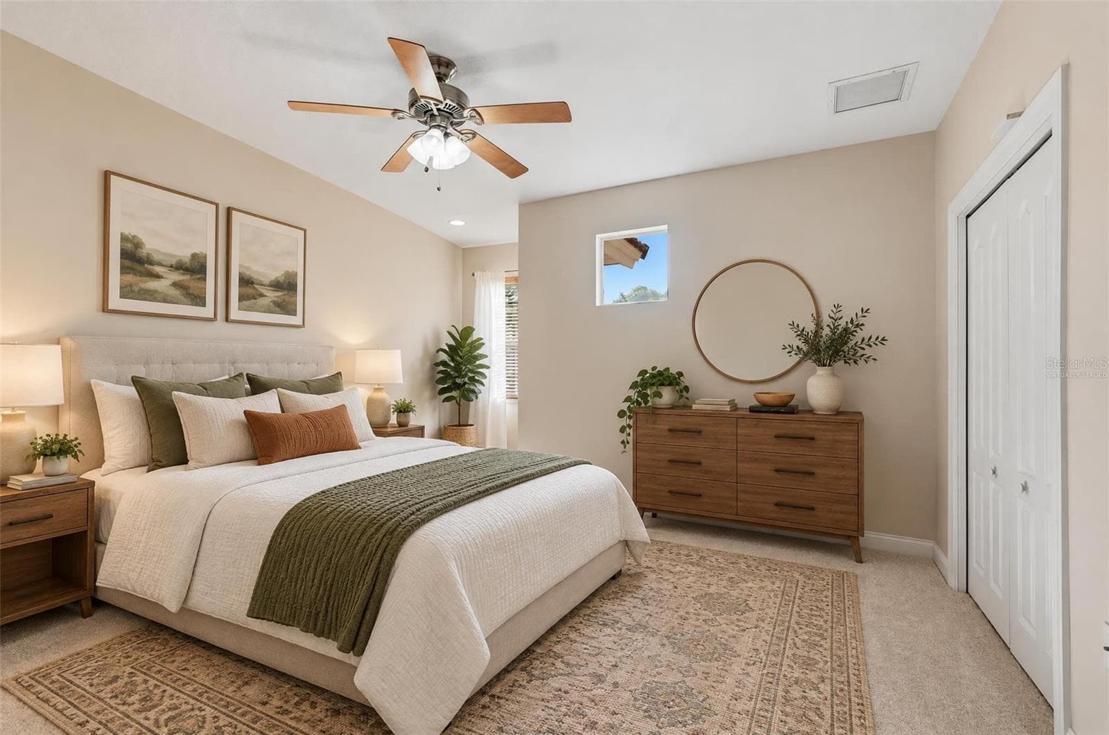 Virtually Staged Spare Bedroom 2 2nd Floor - 7323 GABERIA RD, NEW PORT RICHEY