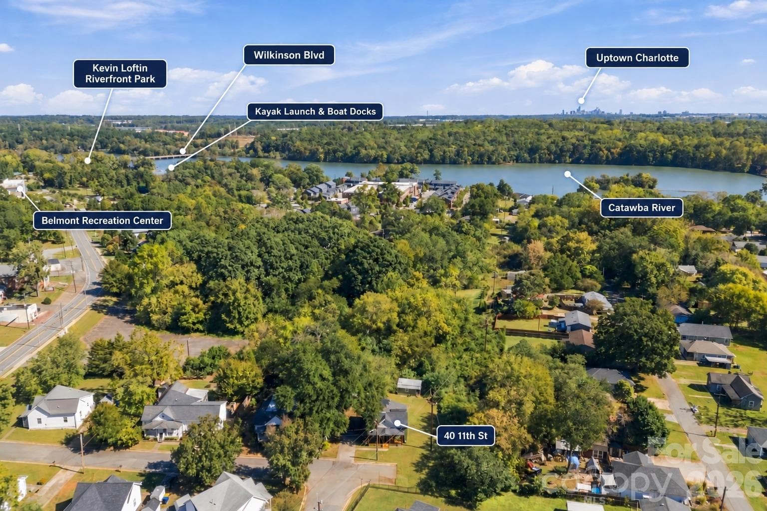 Walking distance to the river, parks and recreation center - 40 11th Street, Belmont
