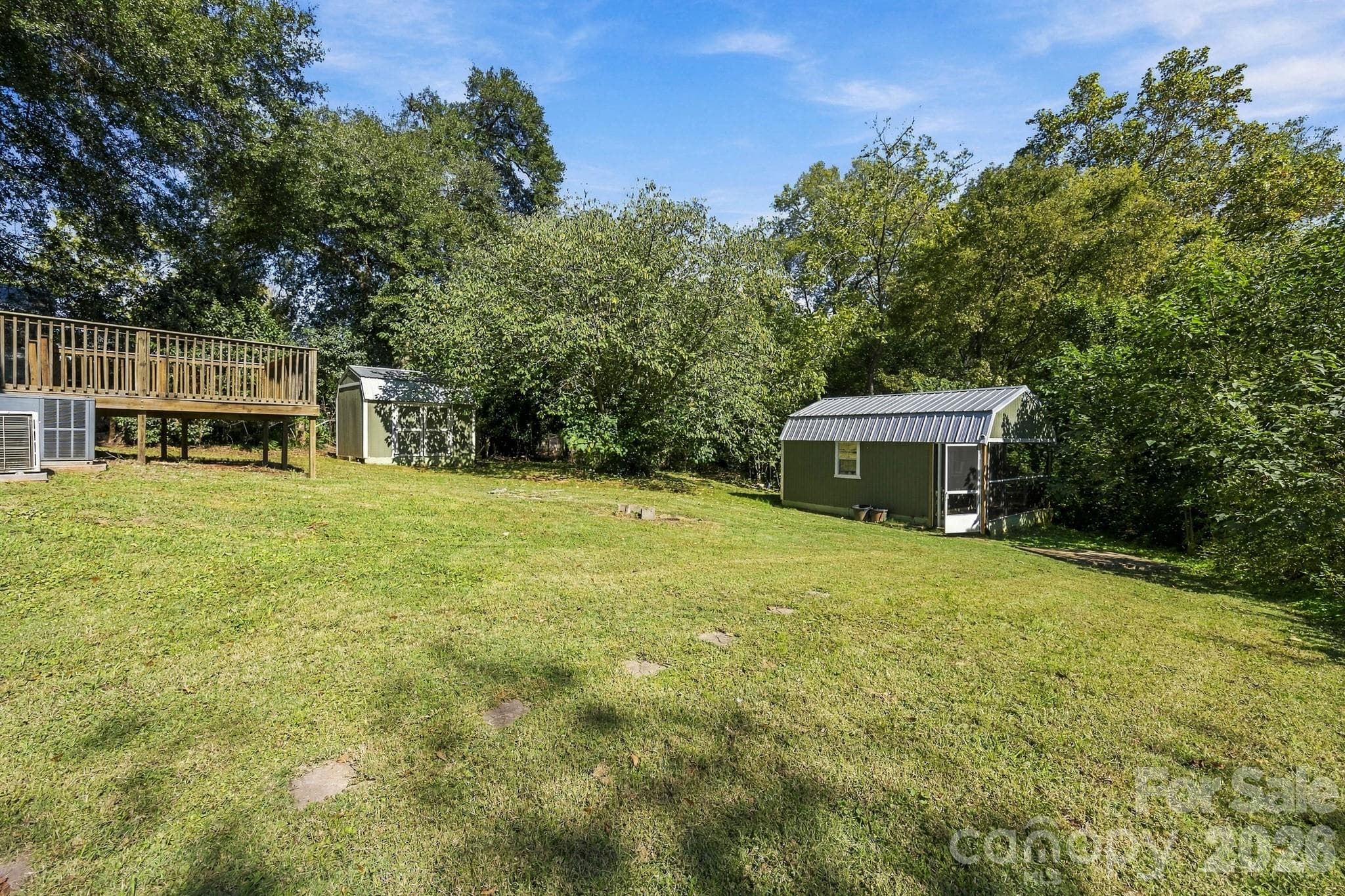Spacious backyard with oversized deck and detached guest suite - 40 11th Street, Belmont