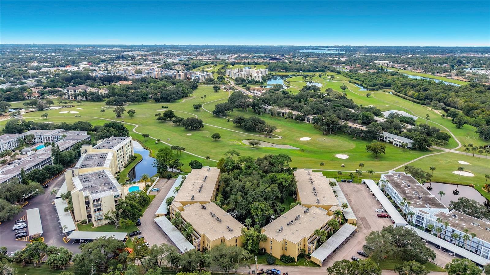 Looking to the south to East Bay Golf course - 225 COUNTRY CLUB DR #E252, LARGO