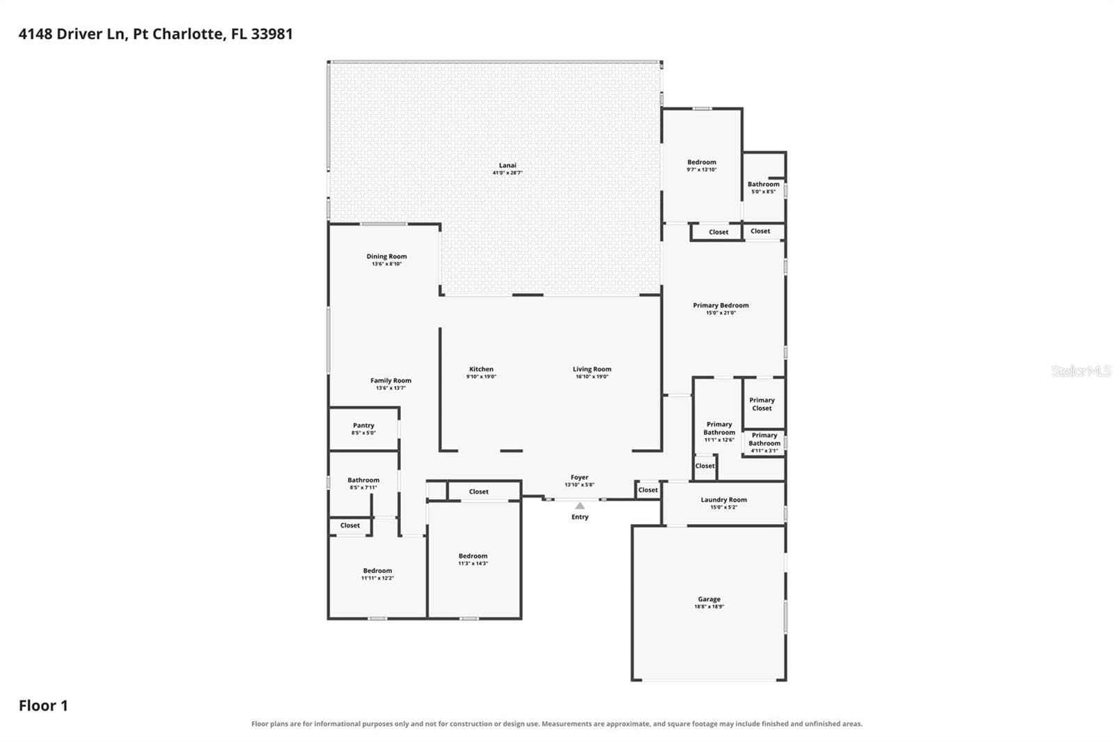 Single Family Residence at 4148 DRIVER LN, PORT CHARLOTTE, photo 52 of 52