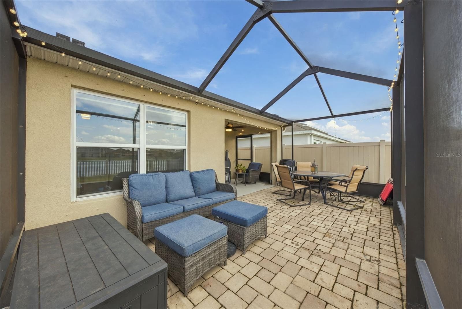 lanai side view - 16739 SUNBURST LAKE ST, WIMAUMA