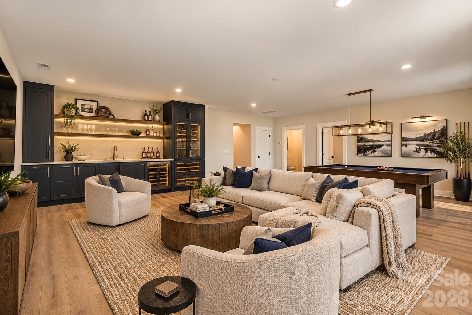 Virtually staged game room with wet bar - endless possibilities - 4531 Splash Trail, Sherrills Ford