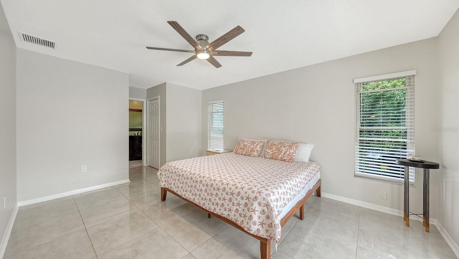 Partially Unstaged Primary Bedroom - 2295 PINE VIEW CIR, SARASOTA