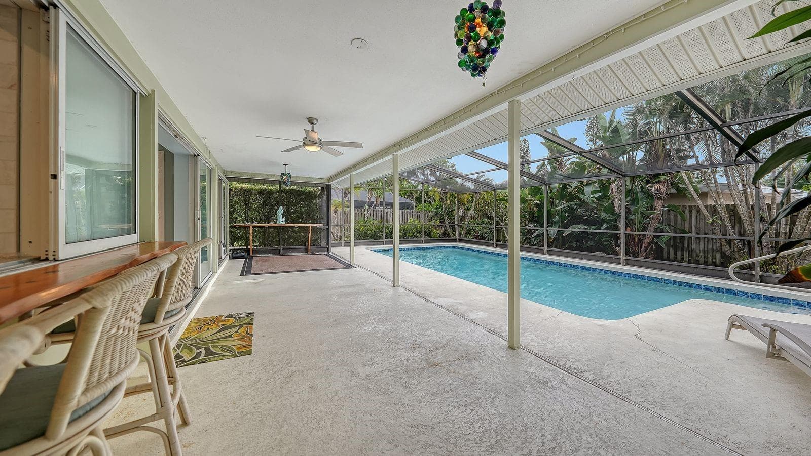 Large Covered Lanai overlooking the Pool! - 2295 PINE VIEW CIR, SARASOTA