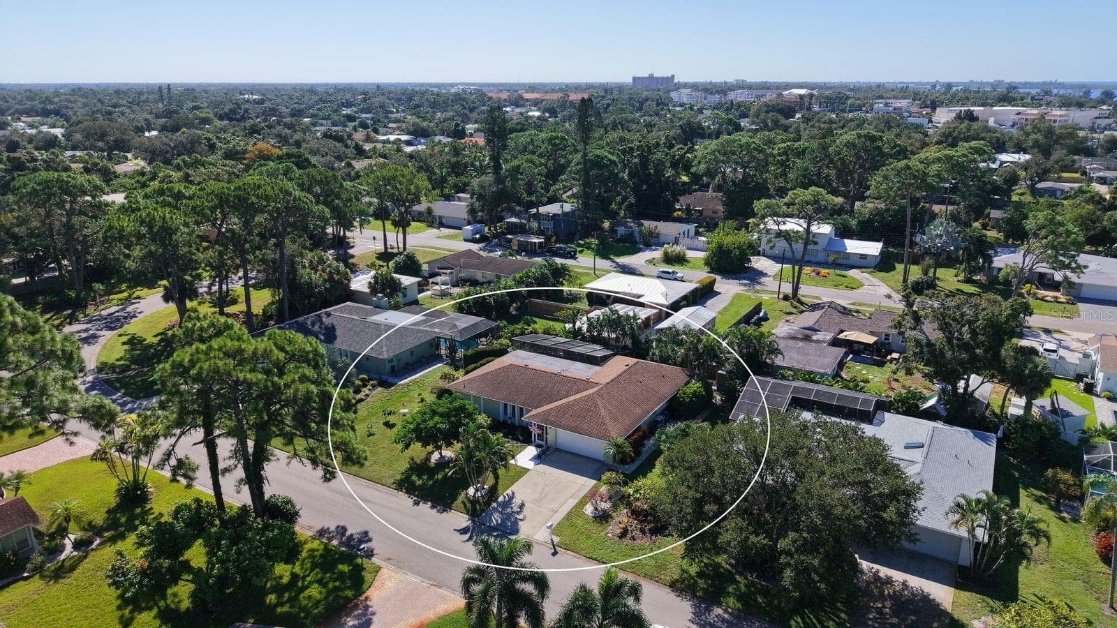 Aerial - 2295 PINE VIEW CIR, SARASOTA