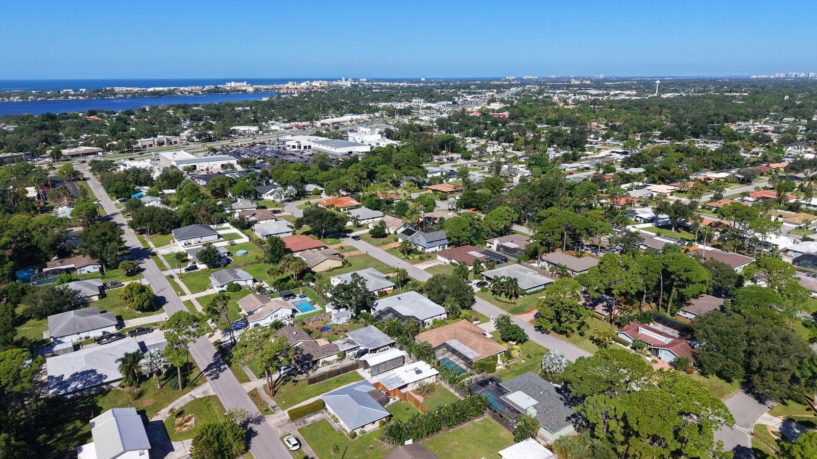 Aerial showing the proximity to World Famous Siesta Key Beaches ... within minutes! - 2295 PINE VIEW CIR, SARASOTA